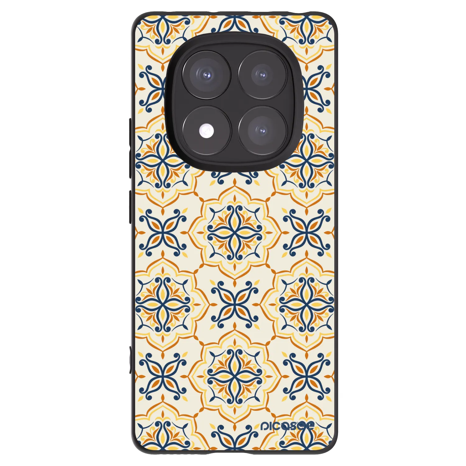 Picasee Xiaomi Redmi Note 14 Pro 5G Hülle - Schwarzes Silikon - Majolica