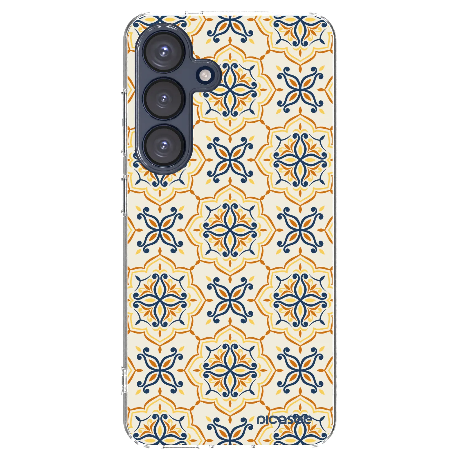 Picasee Samsung Galaxy S25 5G Hülle - Transparentes Silikon - Majolica