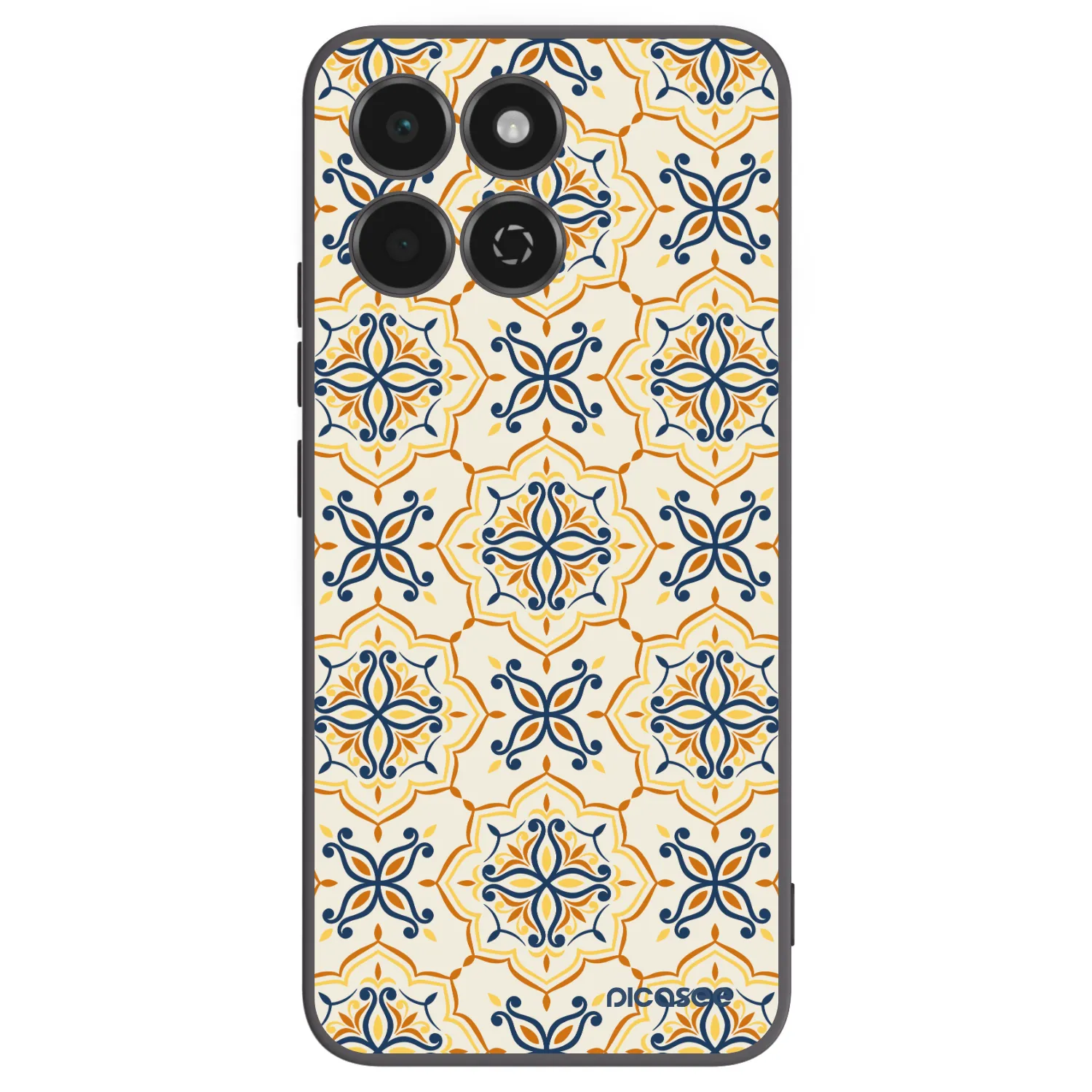 Picasee Honor 200 Smart 5G Hülle - Schwarzes Silikon - Majolica