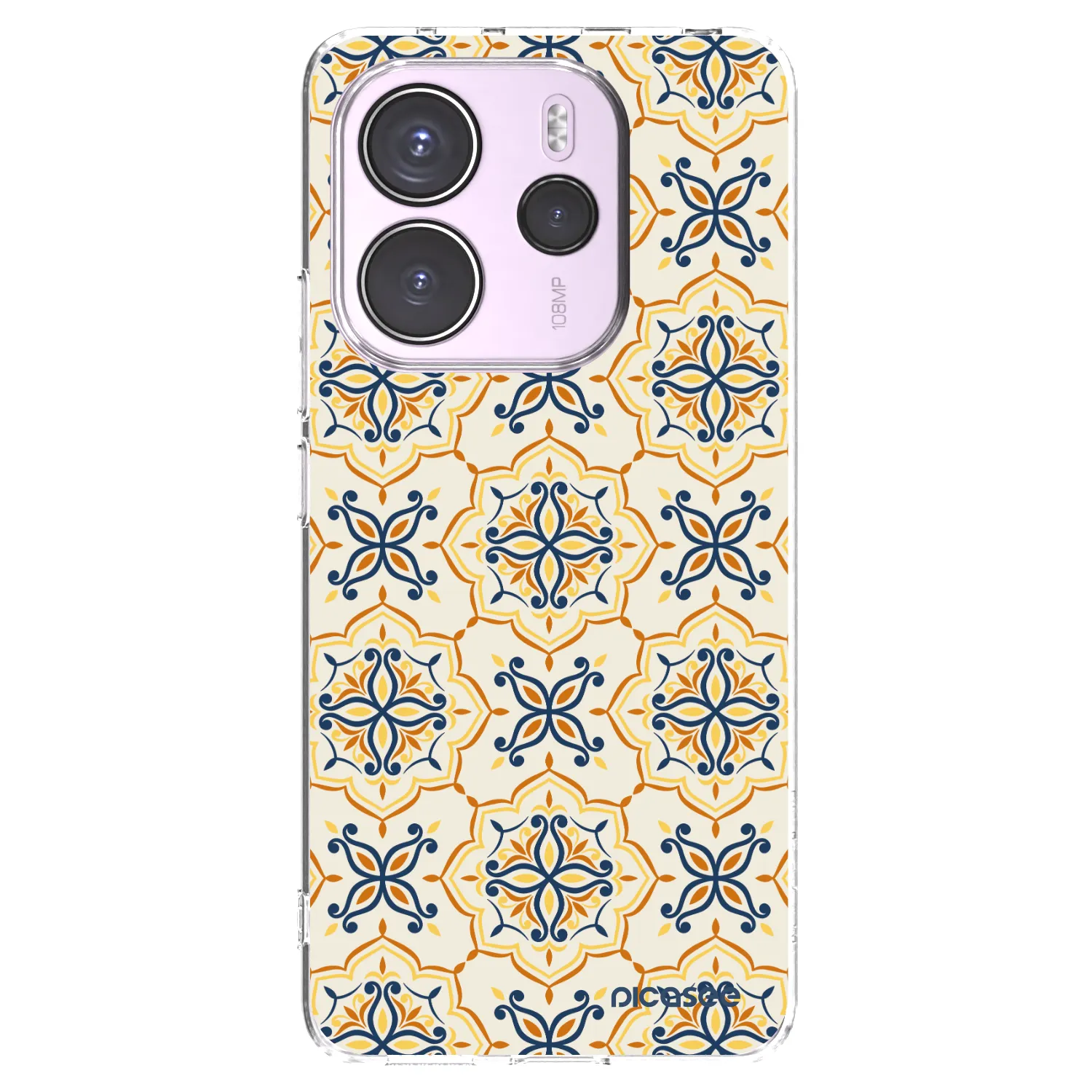 Picasee Xiaomi Redmi Note 14 4G Hülle - Transparentes Silikon - Majolica