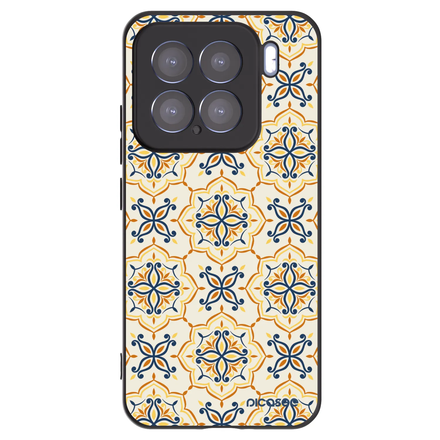Picasee Xiaomi 15 Hülle - Schwarzes Silikon - Majolica