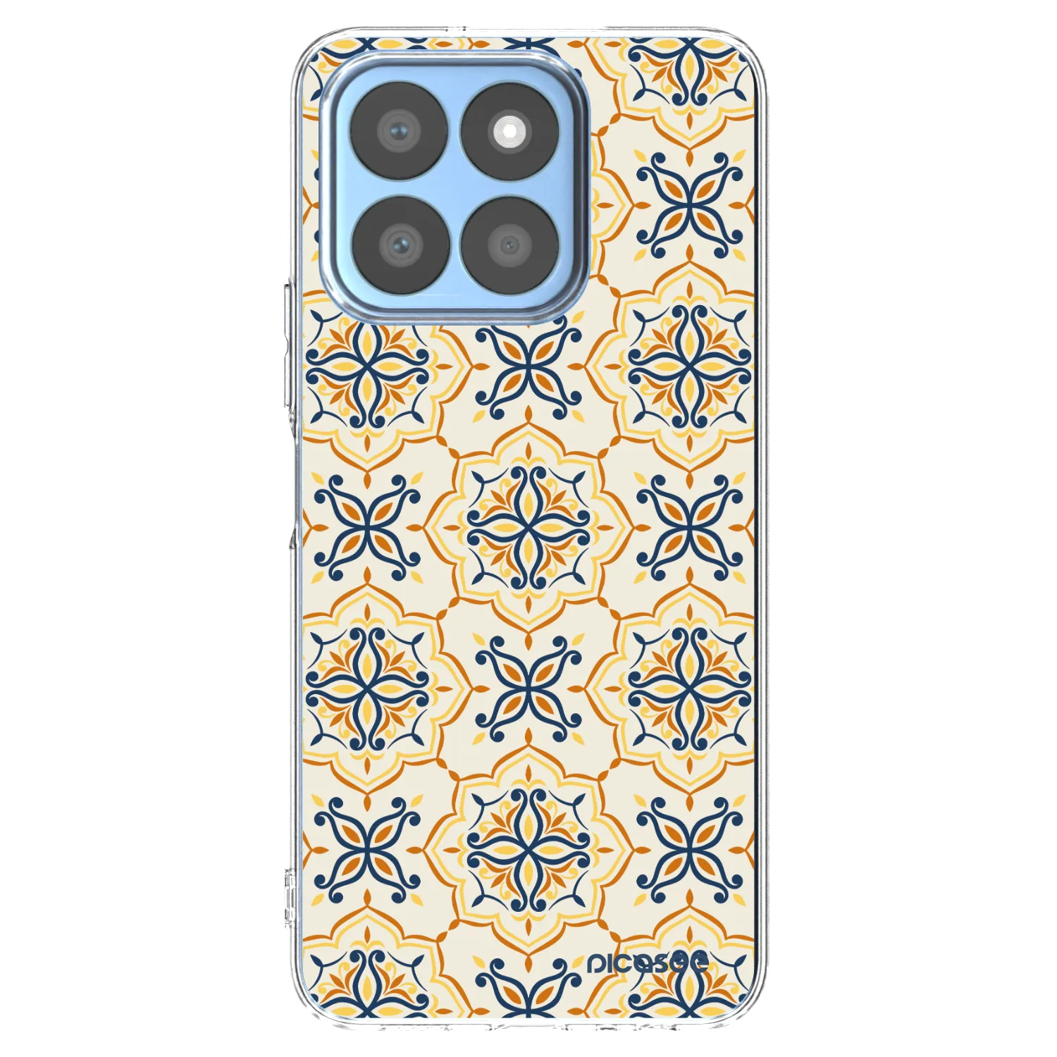 Picasee Honor X8c Hülle - Transparentes Silikon - Majolica