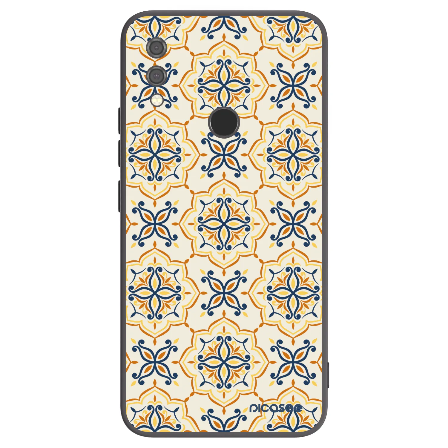 Picasee Xiaomi Redmi Note 7 Hülle - Schwarzes Silikon - Majolica