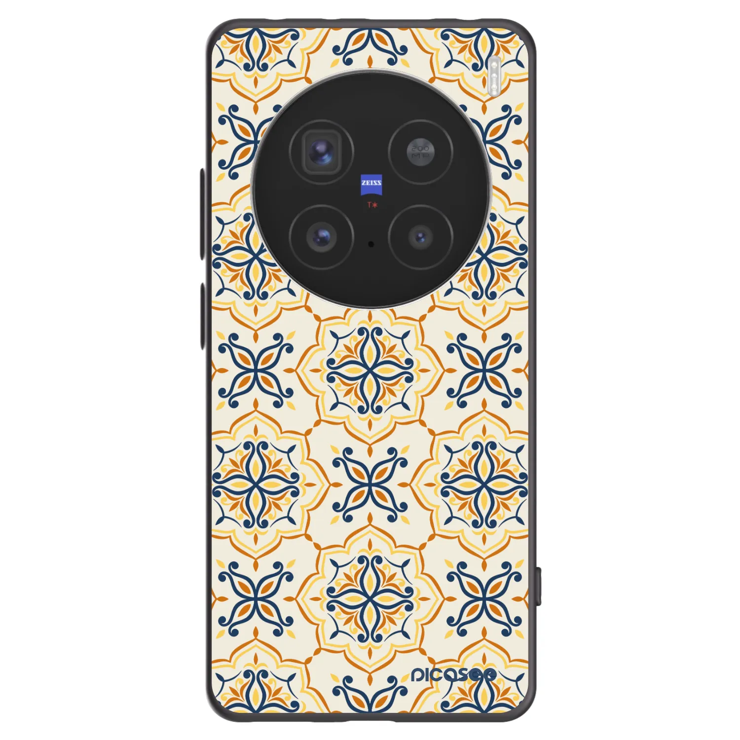 Picasee Vivo X200 Pro Hülle - Schwarzes Silikon - Majolica