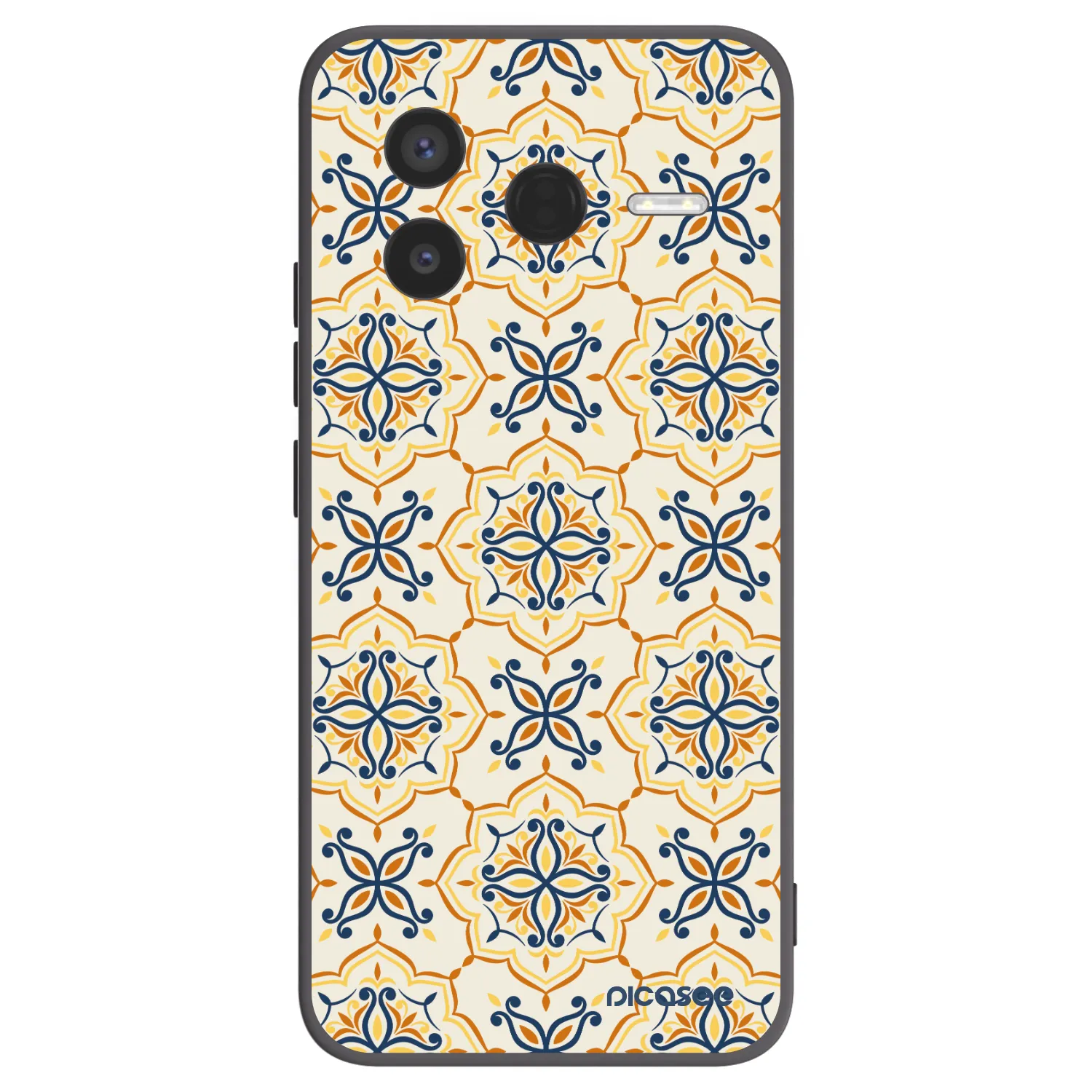 Picasee Xiaomi Poco F7 Pro 5G Hülle - Schwarzes Silikon - Majolica
