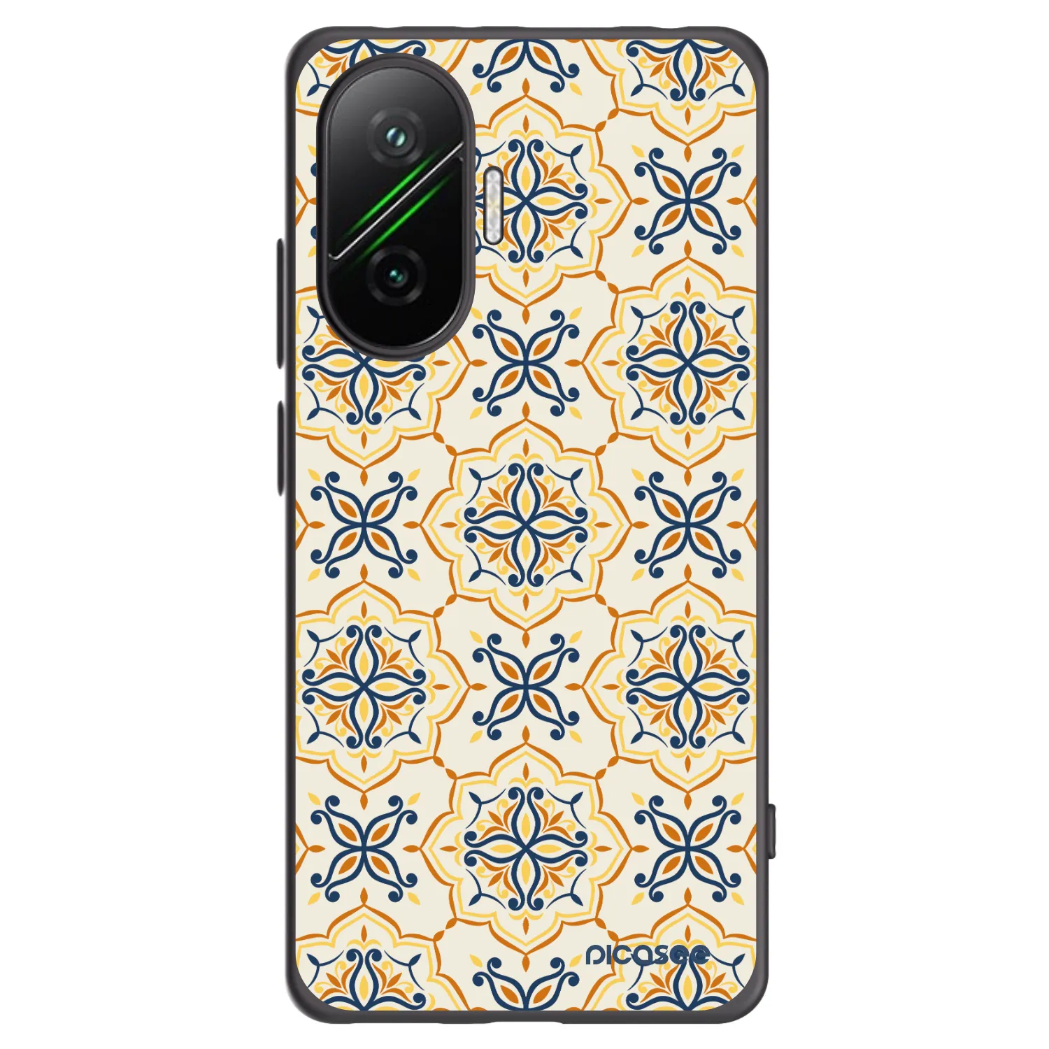 Picasee Xiaomi Poco F7 5G Hülle - Schwarzes Silikon - Majolica