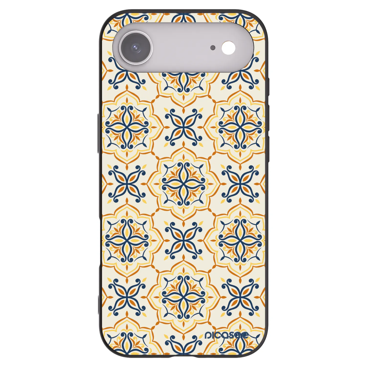 Picasee Apple iPhone Air Hülle - Schwarzes Silikon - Majolica
