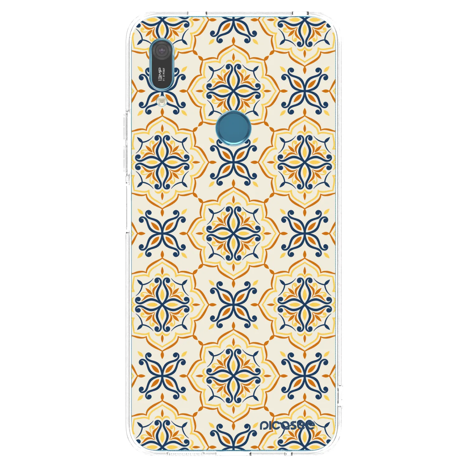 Picasee Huawei Y6 2019 Hülle - Transparentes Silikon - Majolica