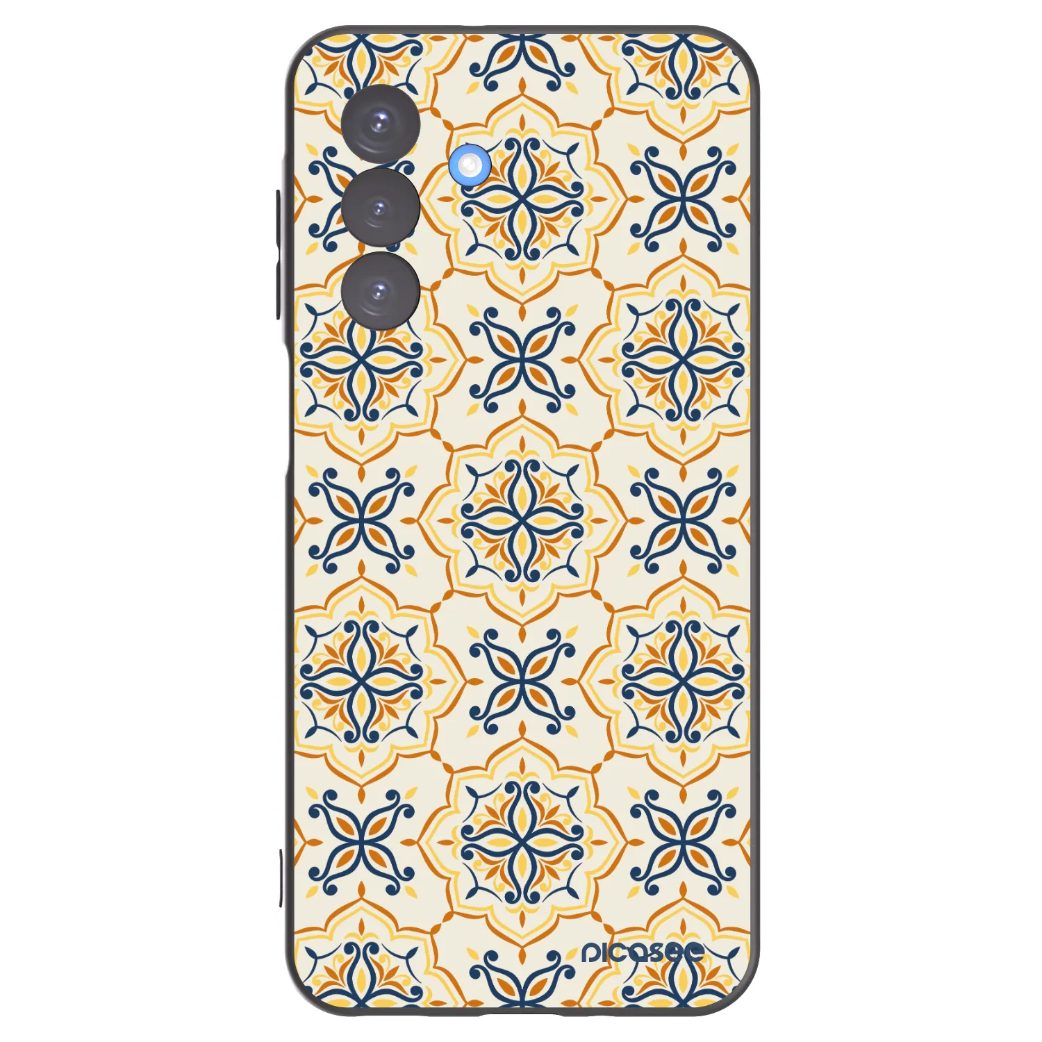 Picasee Samsung Galaxy A17 5G Hülle - Schwarzes Silikon - Majolica