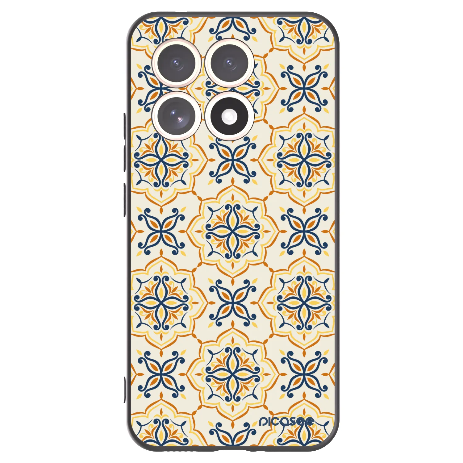 Picasee Xiaomi 15T Hülle - Schwarzes Silikon - Majolica