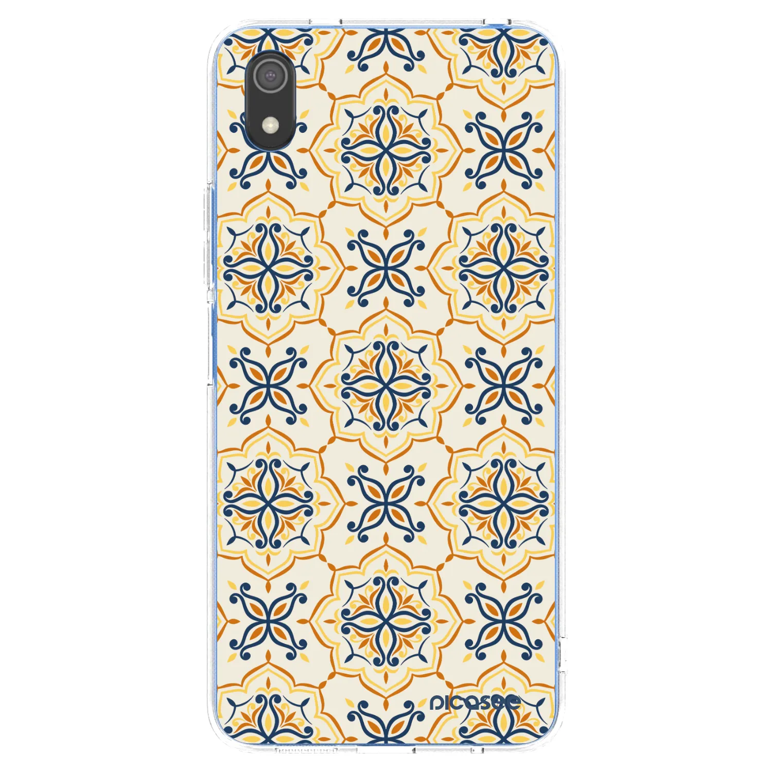 Picasee Xiaomi Redmi 7A Hülle - Transparentes Silikon - Majolica