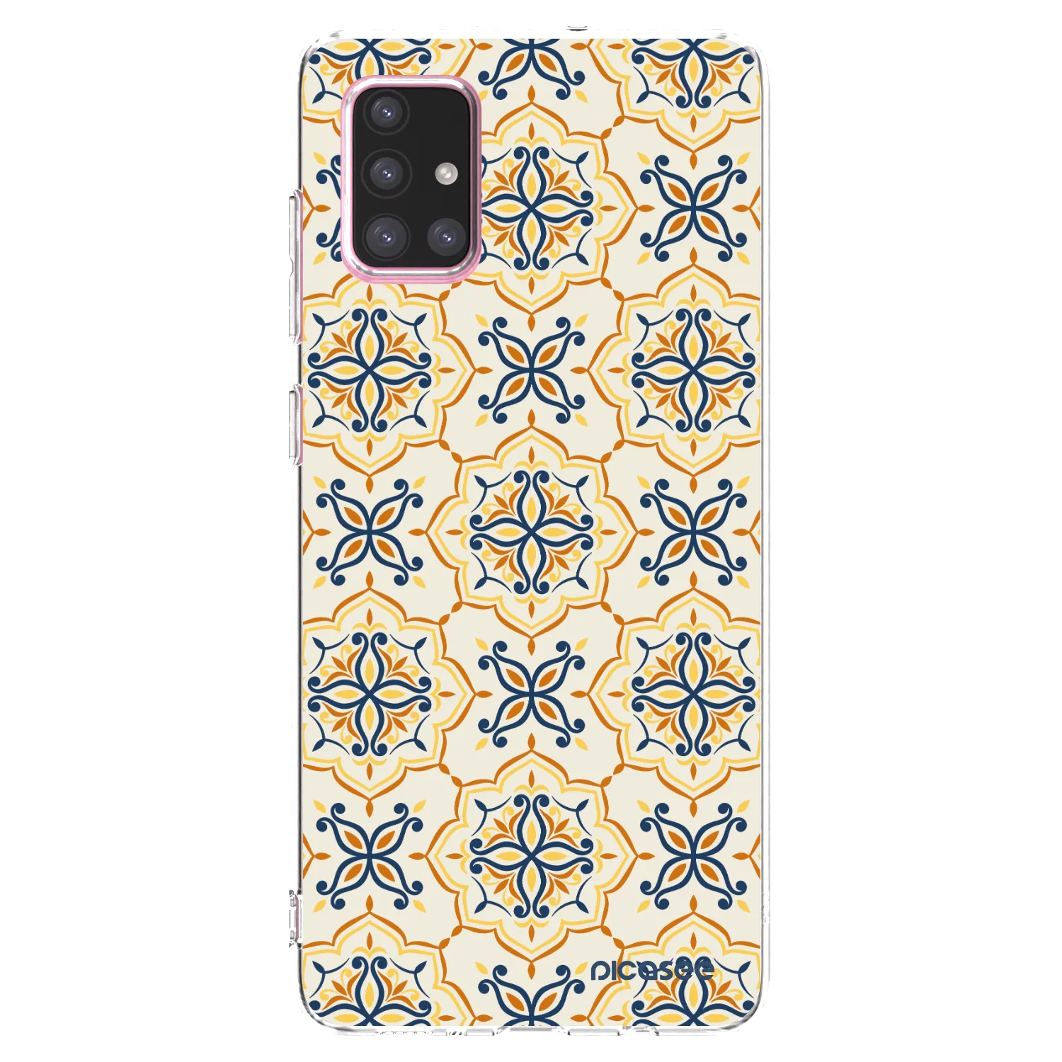 Picasee Samsung Galaxy A71 A715F Hülle - Transparentes Silikon - Majolica