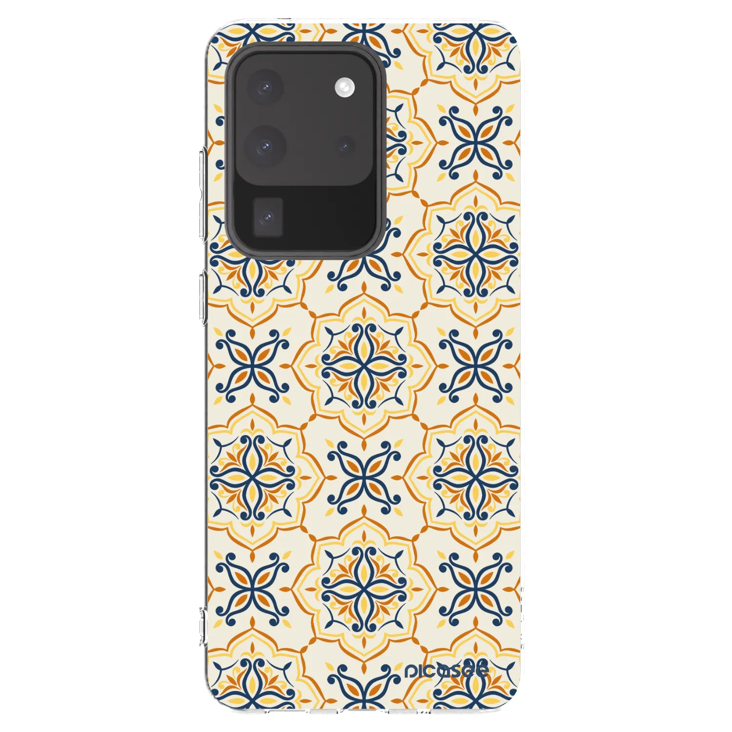 Picasee Samsung Galaxy S20 Ultra 5G G988F Hülle - Transparentes Silikon - Majolica