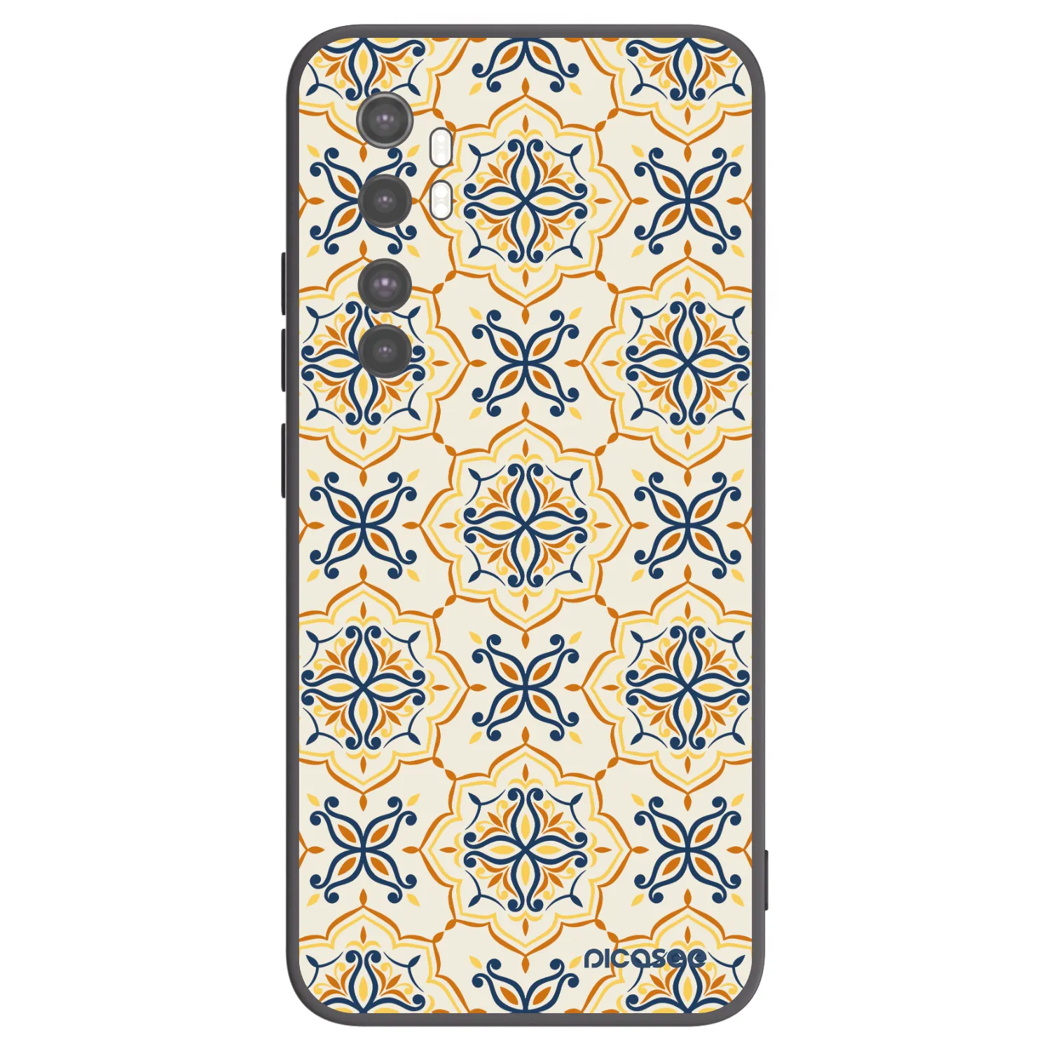 Picasee Xiaomi Mi Note 10 Lite Hülle - Schwarzes Silikon - Majolica