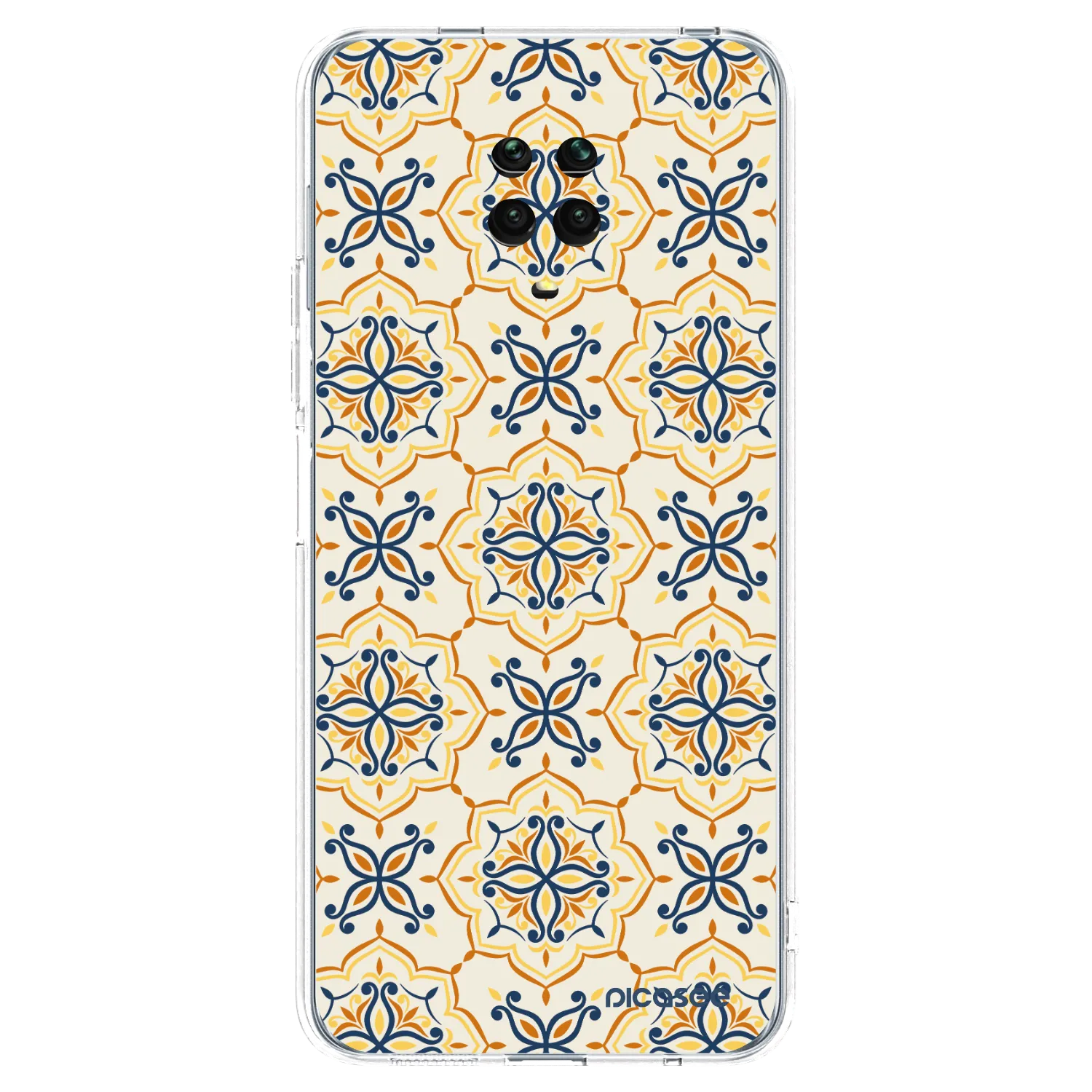 Picasee Xiaomi Redmi Note 9S Hülle - Transparentes Silikon - Majolica