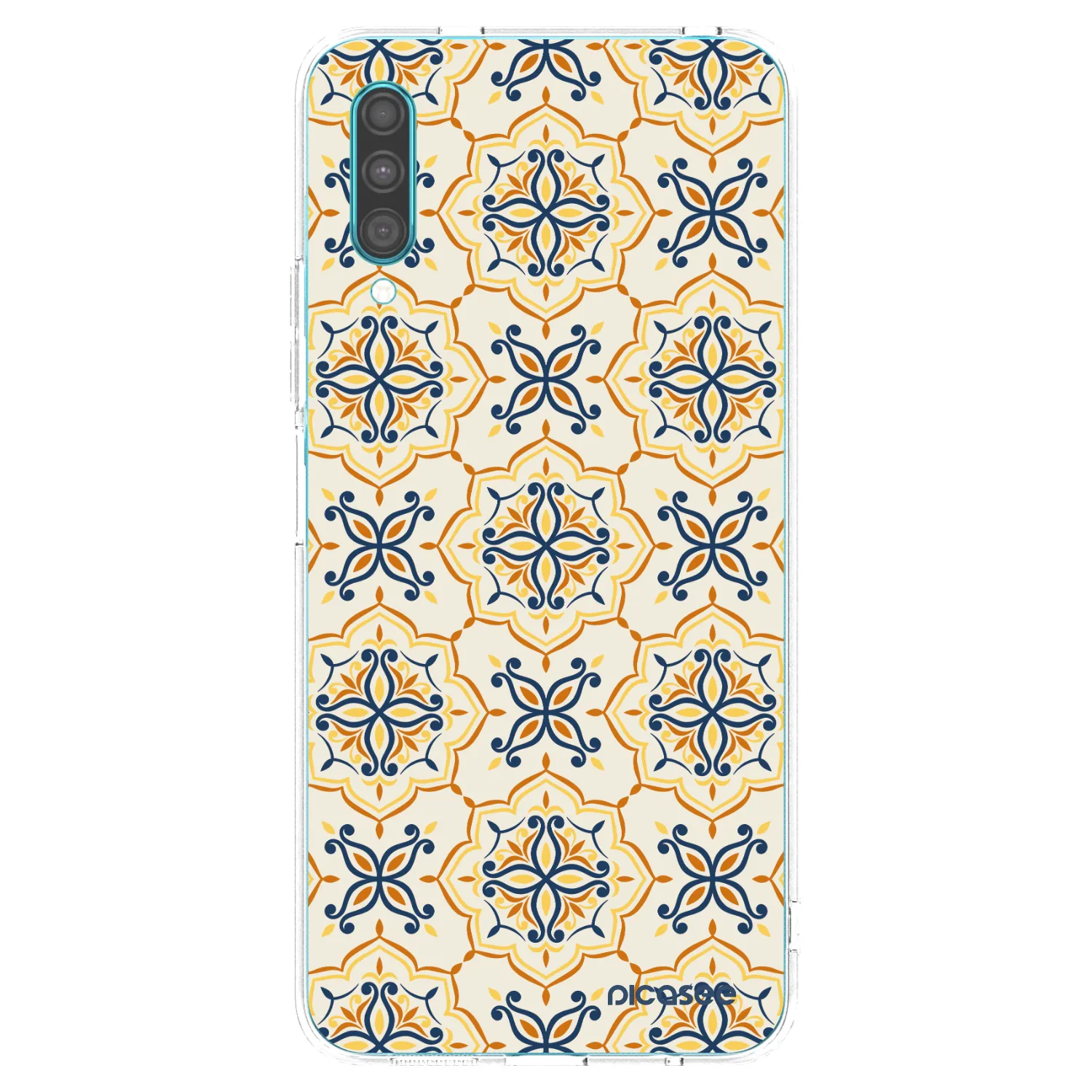 Picasee Samsung Galaxy A30s A307F Hülle - Transparentes Silikon - Majolica