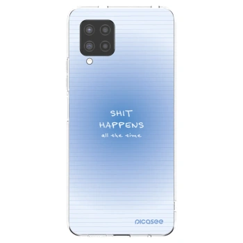 Picasee Samsung Galaxy A42 A426B Hülle - Transparentes Silikon - Oops Memo