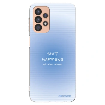 Picasee Samsung Galaxy A23 A236B 5G Hülle - Transparentes Silikon - Oops Memo