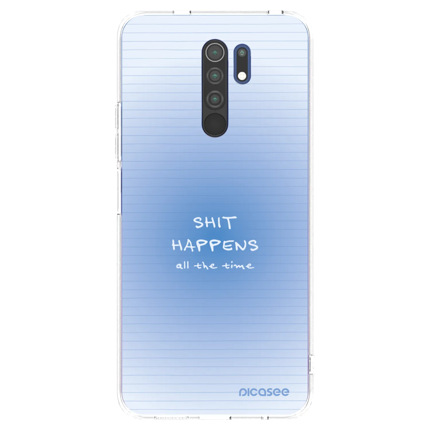 Picasee Xiaomi Redmi 9 Hülle - Transparentes Silikon - Oops Memo