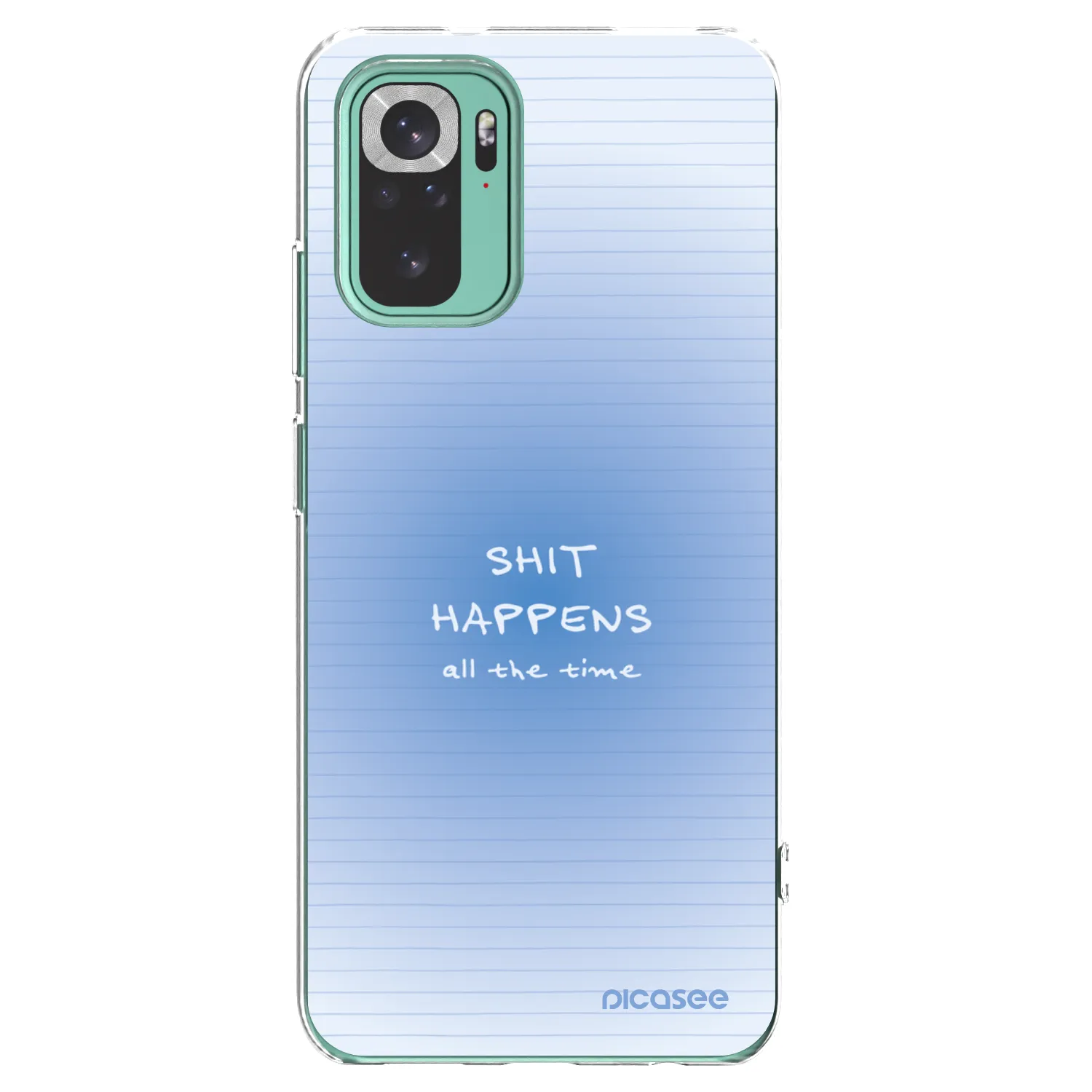 Picasee Xiaomi Redmi Note 10 Pro Hülle - Transparentes Silikon - Oops Memo