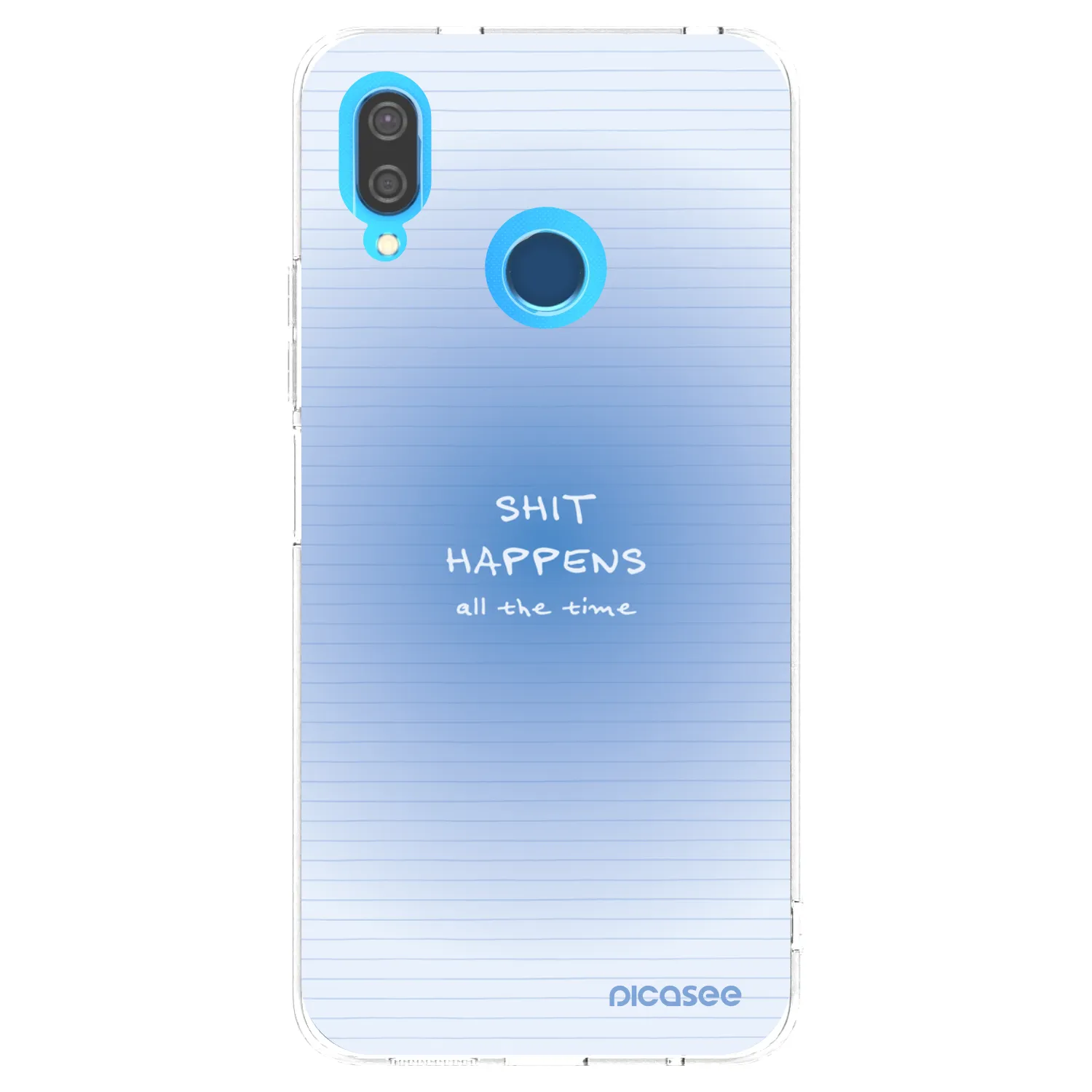 Picasee Huawei P20 Lite Hülle - Transparentes Silikon - Oops Memo
