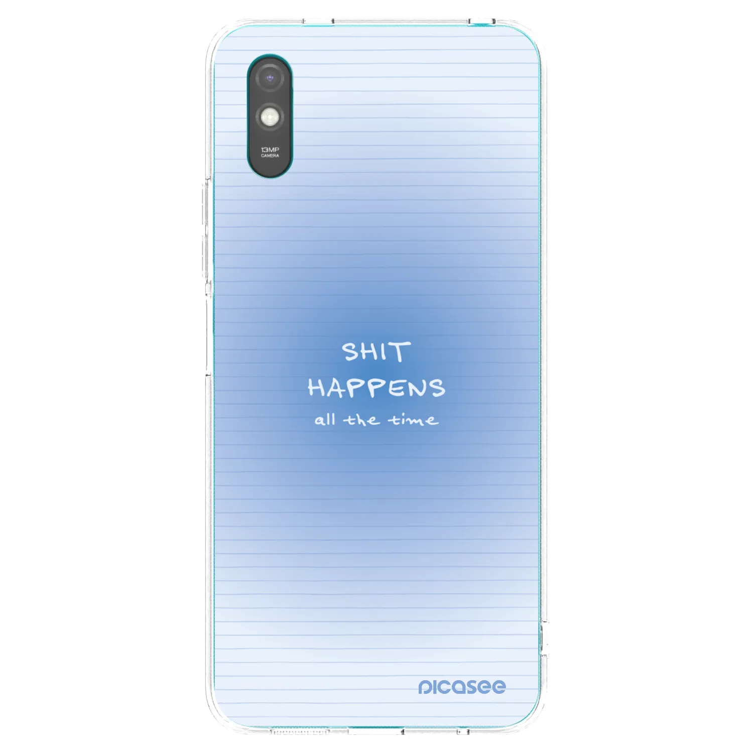 Picasee Xiaomi Redmi 9AT Hülle - Transparentes Silikon - Oops Memo