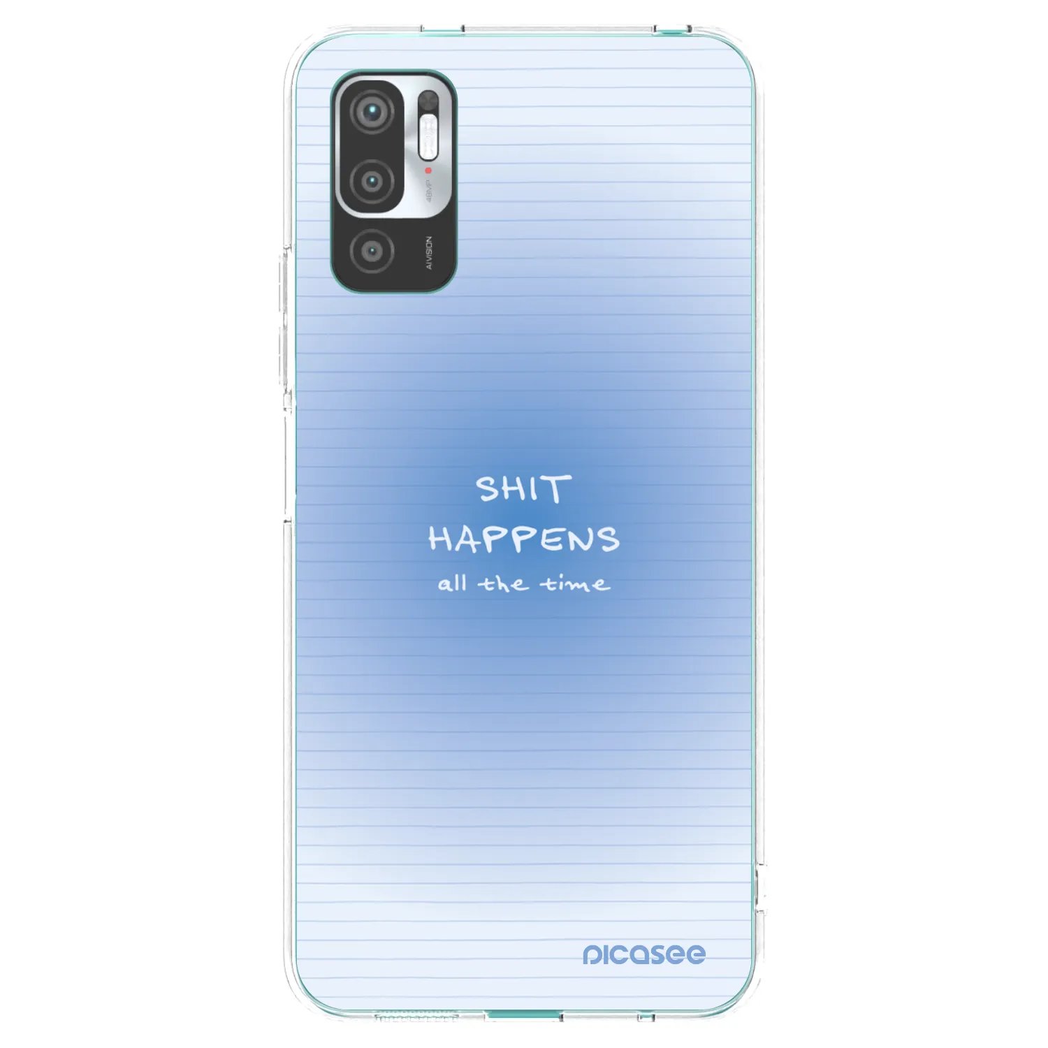 Picasee Xiaomi Redmi Note 10 5G Hülle - Transparentes Silikon - Oops Memo