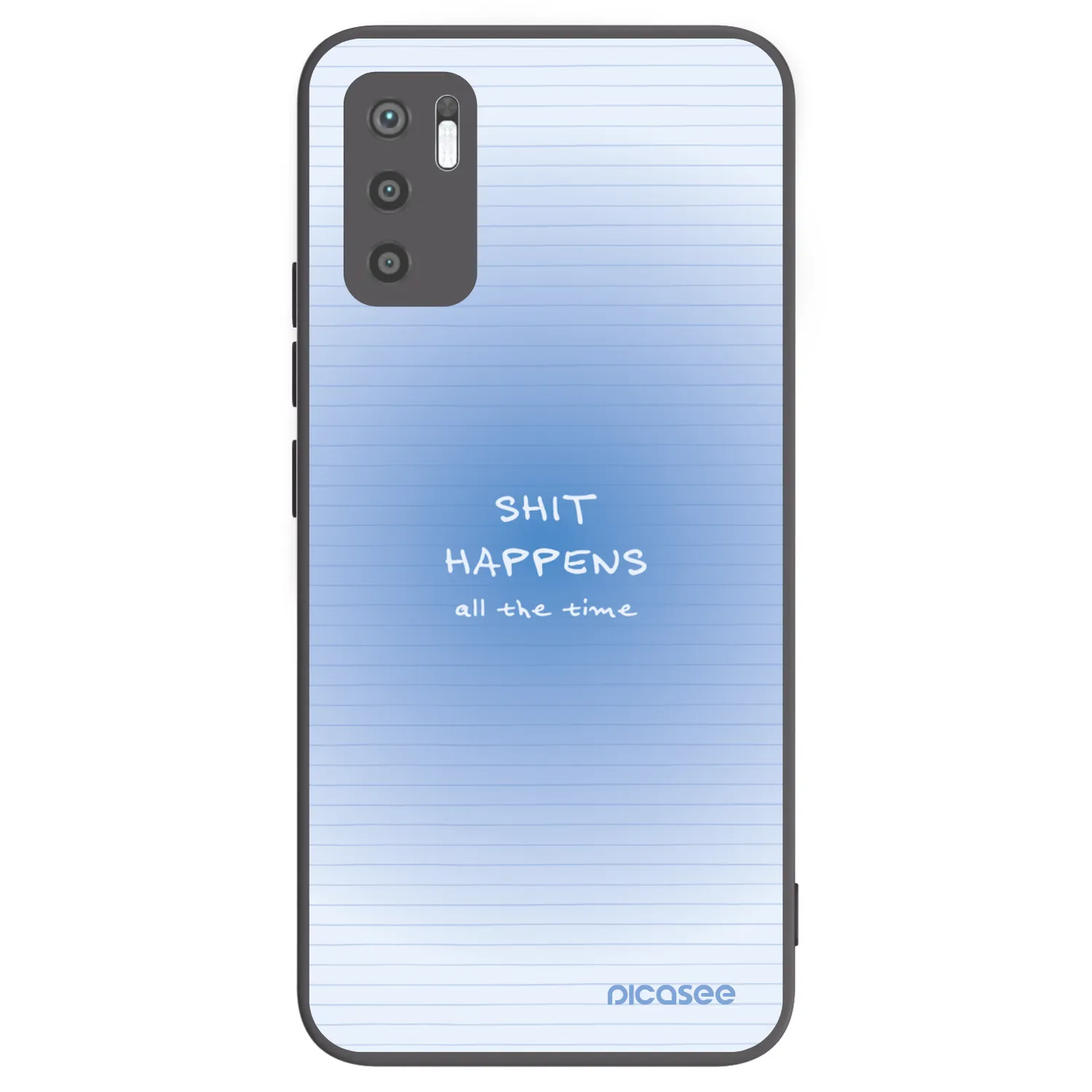 Picasee Xiaomi Redmi Note 10 5G Hülle - Schwarzes Silikon - Oops Memo