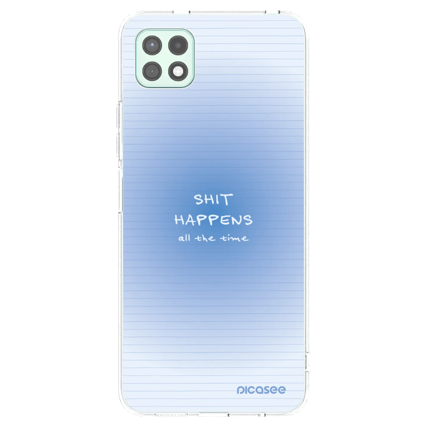 Picasee Samsung Galaxy A22 A226B 5G Hülle - Transparentes Silikon - Oops Memo