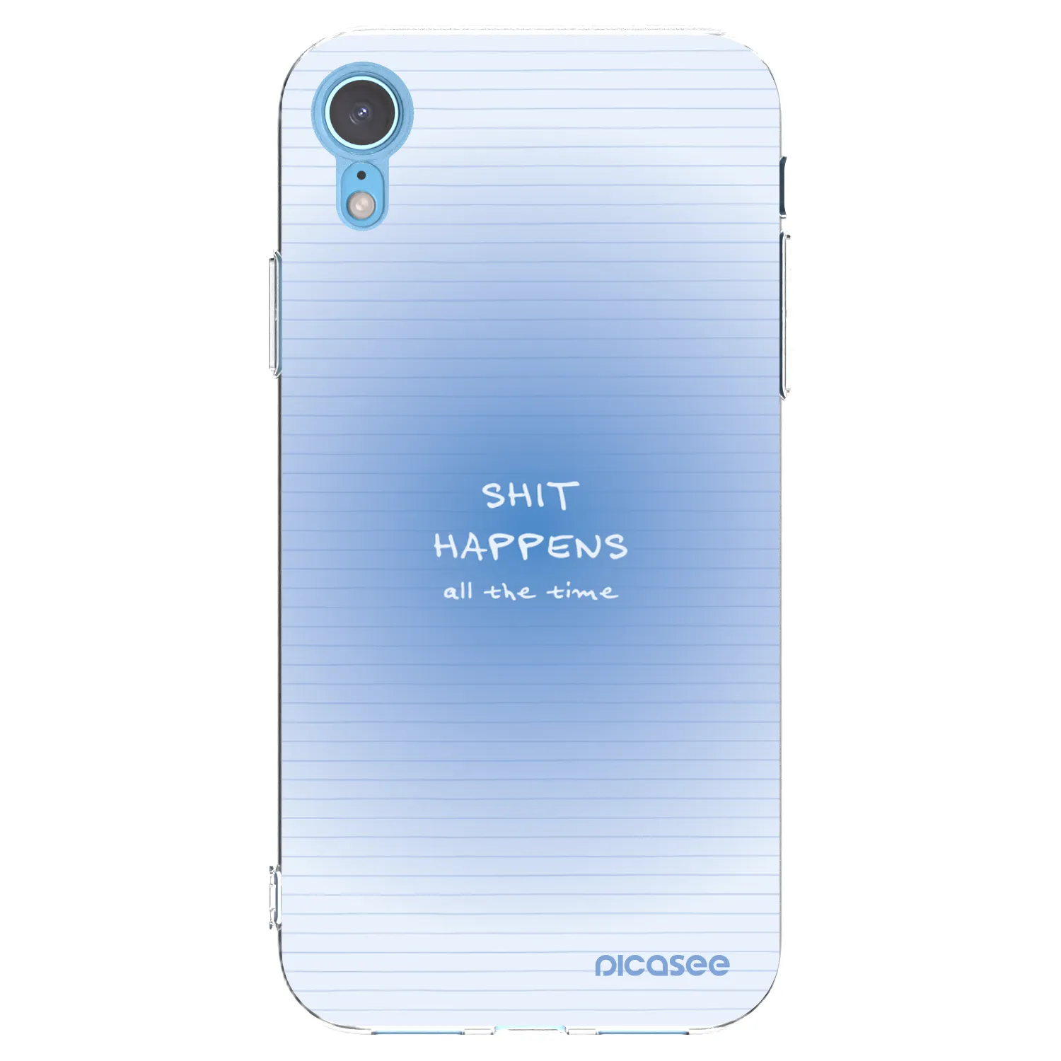 Picasee Apple iPhone XR Hülle - Transparentes Silikon - Oops Memo