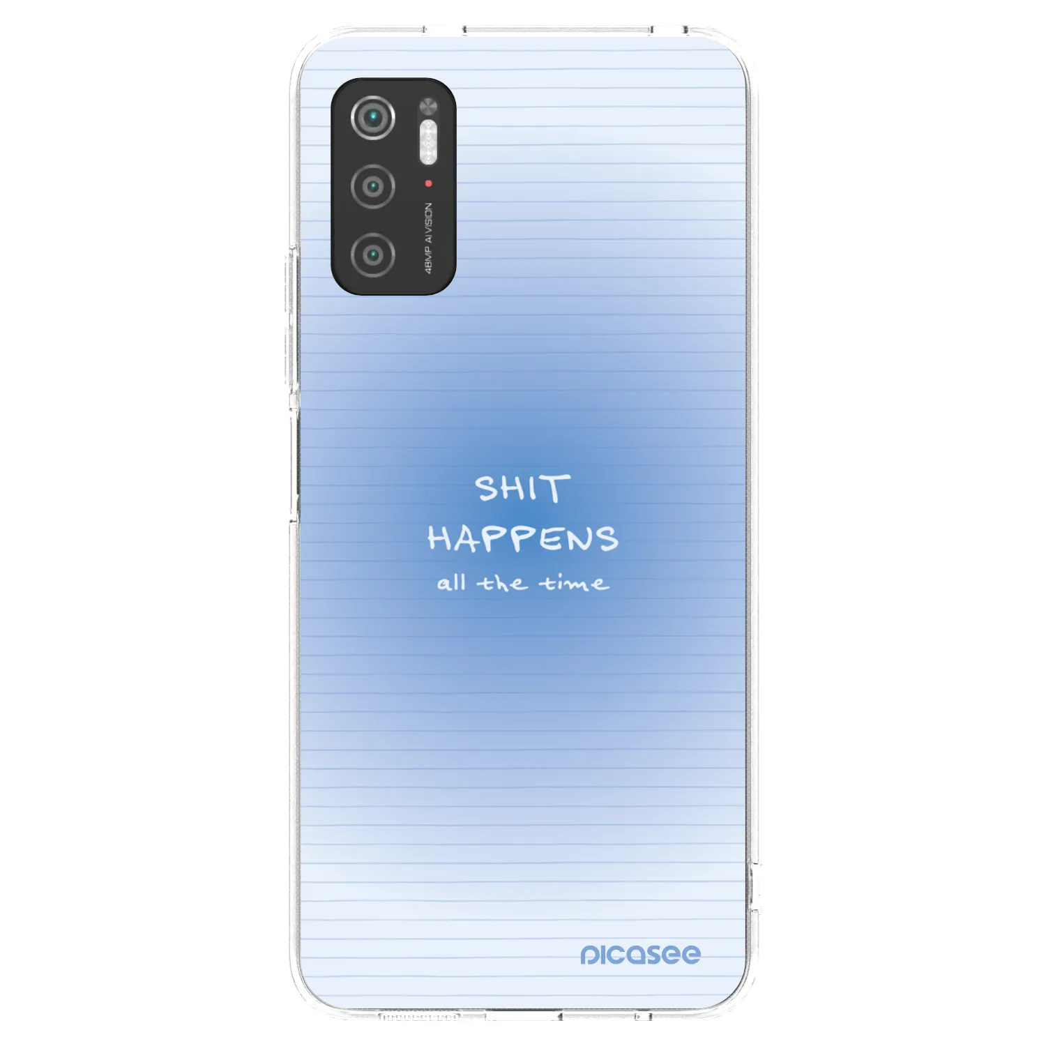 Picasee Xiaomi Poco M3 Pro 5G Hülle - Transparentes Silikon - Oops Memo