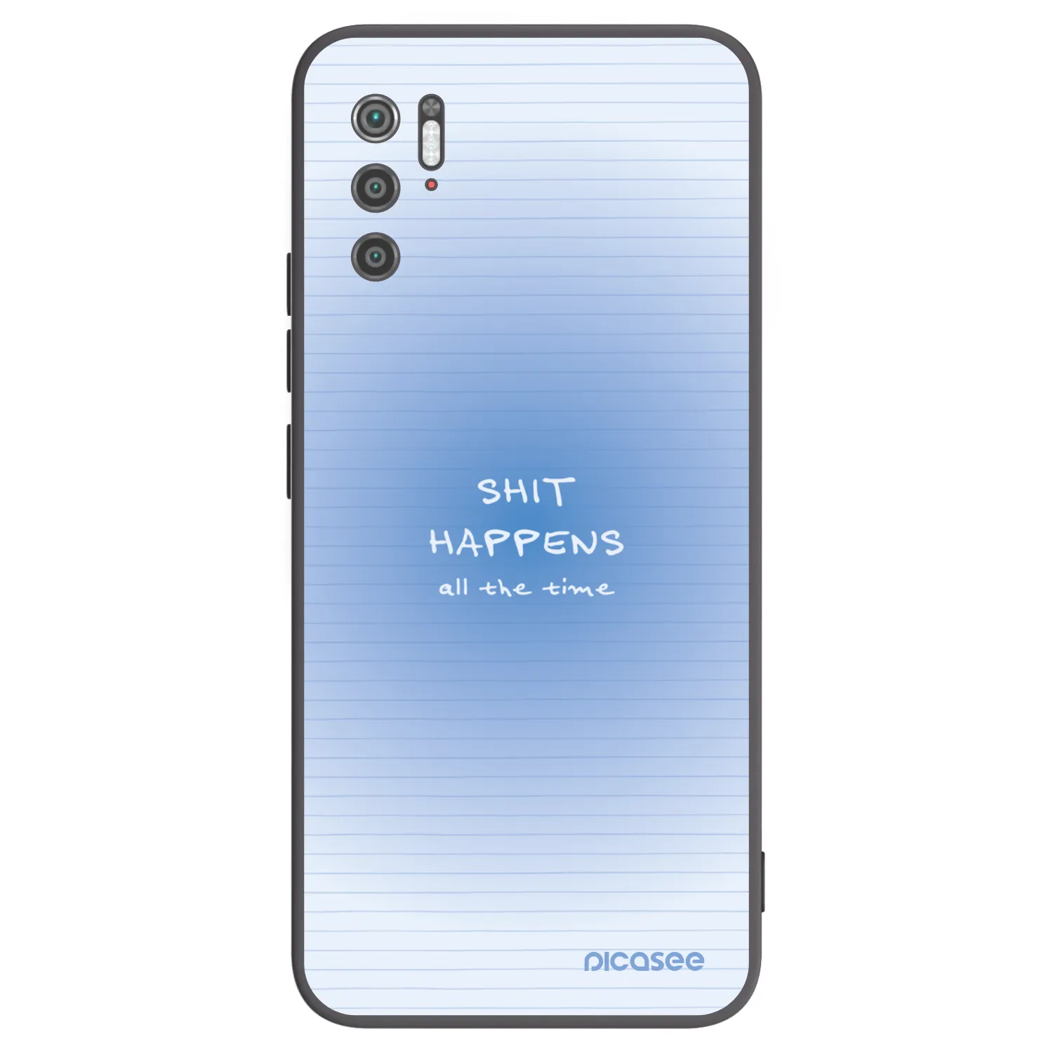 Picasee Xiaomi Poco M3 Pro 5G Hülle - Schwarzes Silikon - Oops Memo