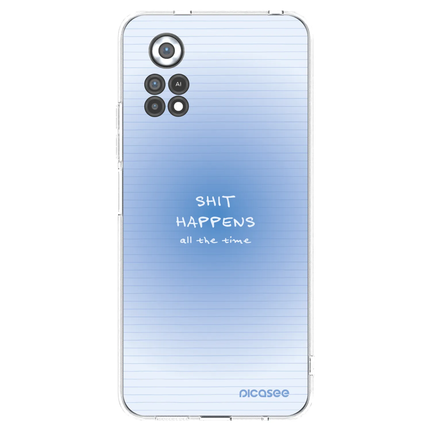 Picasee Xiaomi Poco X4 Pro 5G Hülle - Transparentes Silikon - Oops Memo