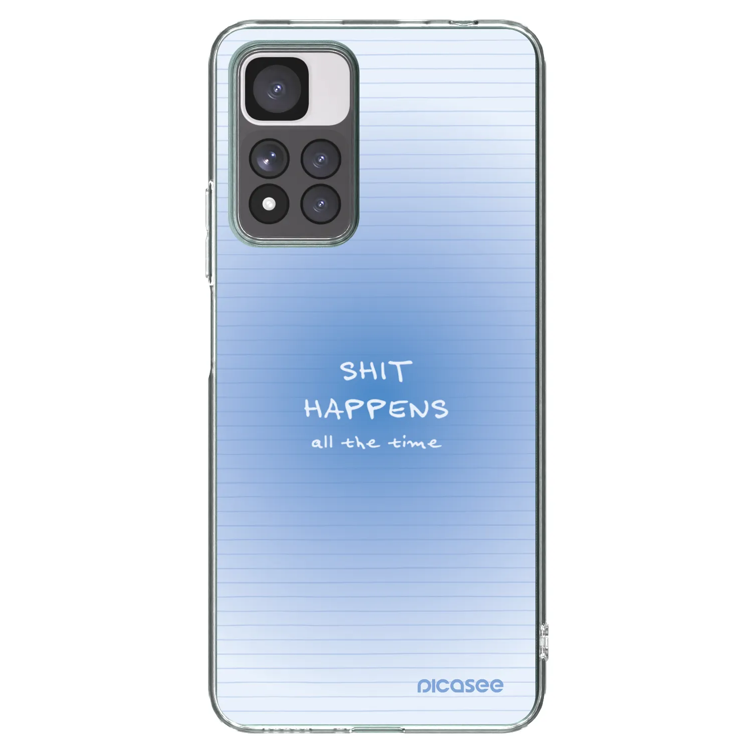 Picasee Xiaomi Redmi Note 11 Pro+ 5G Hülle - Transparentes Silikon - Oops Memo