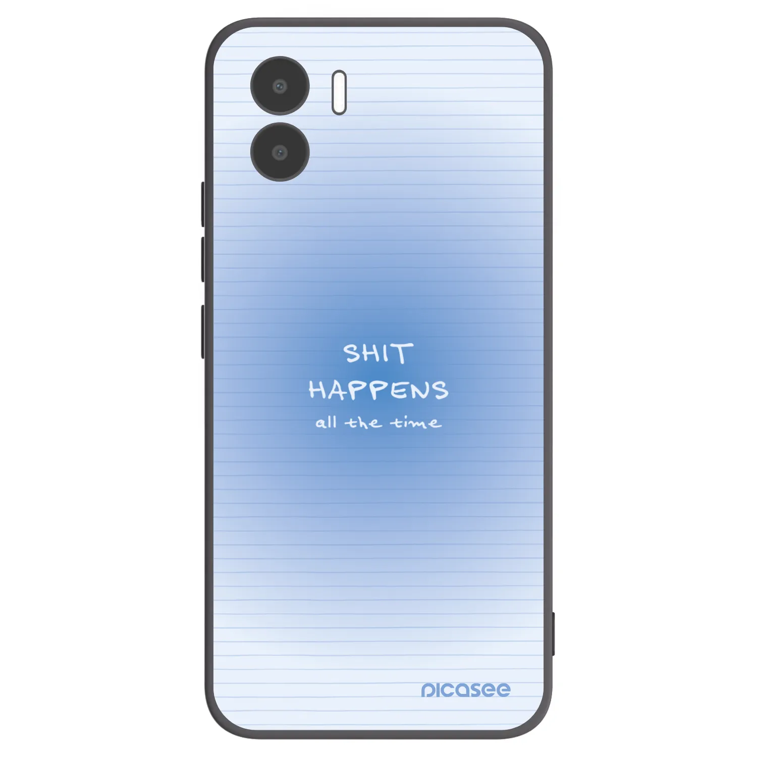 Picasee Xiaomi Redmi A1 Hülle - Schwarzes Silikon - Oops Memo