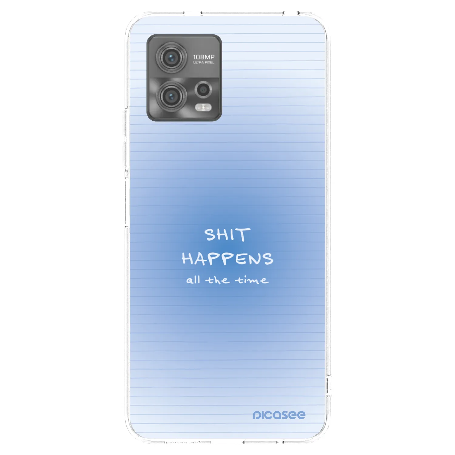 Picasee Motorola Moto G72 Hülle - Transparentes Silikon - Oops Memo
