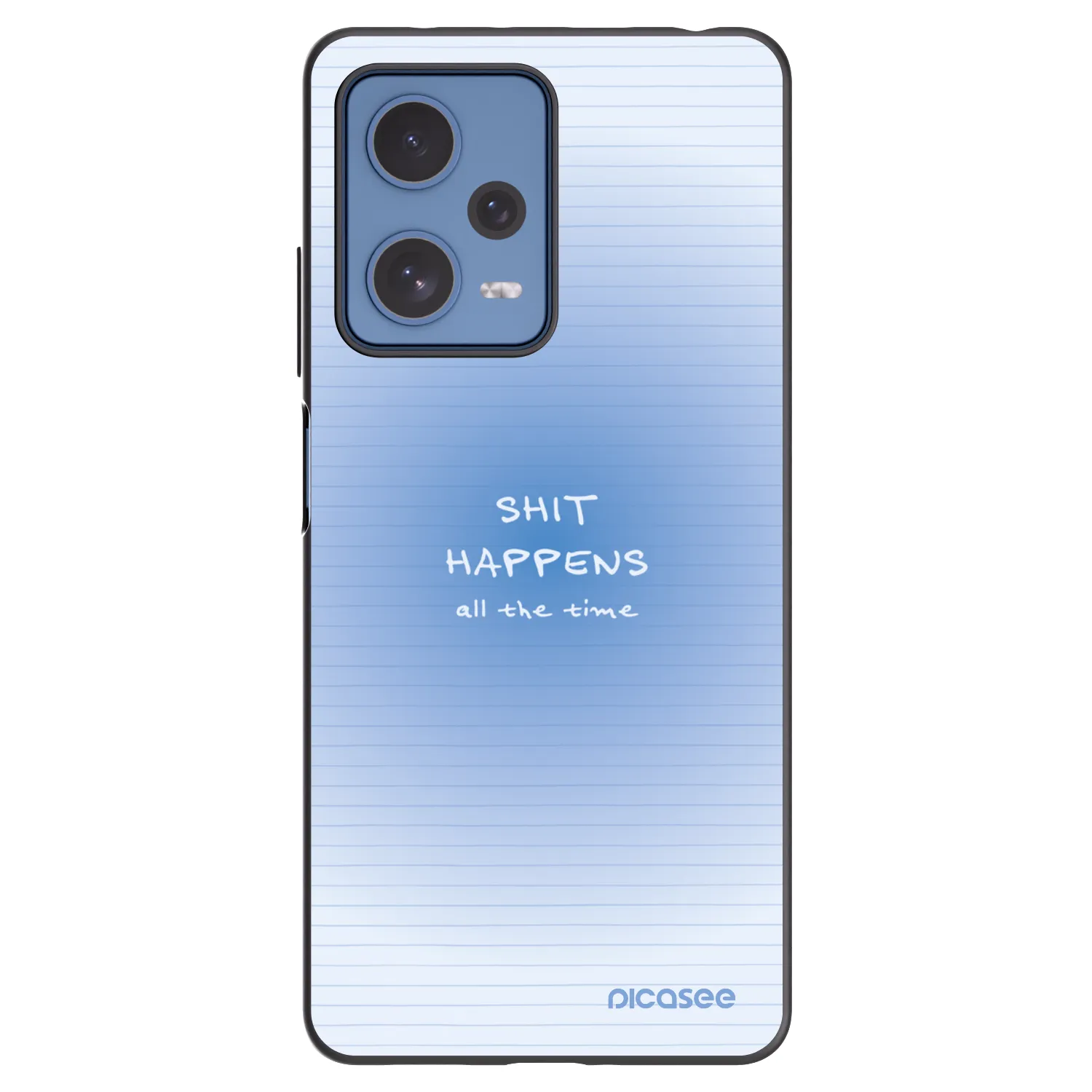 Picasee Xiaomi Redmi Note 12 Pro 5G Hülle - Schwarzes Silikon - Oops Memo