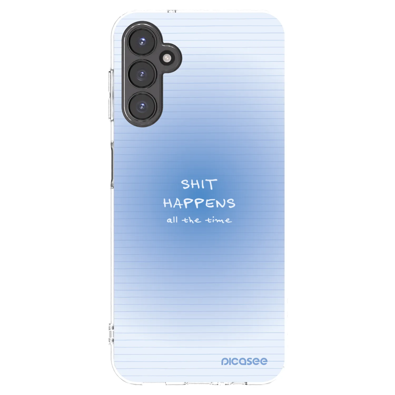 Picasee Samsung Galaxy A14 5G A146P Hülle - Transparentes Silikon - Oops Memo