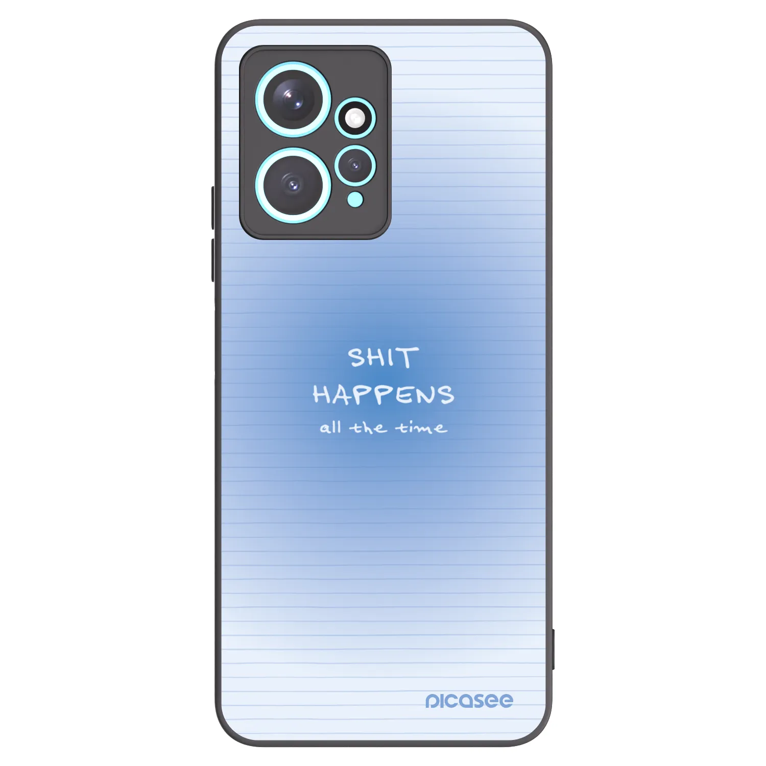 Picasee Xiaomi Redmi Note 12 4G Hülle - Schwarzes Silikon - Oops Memo