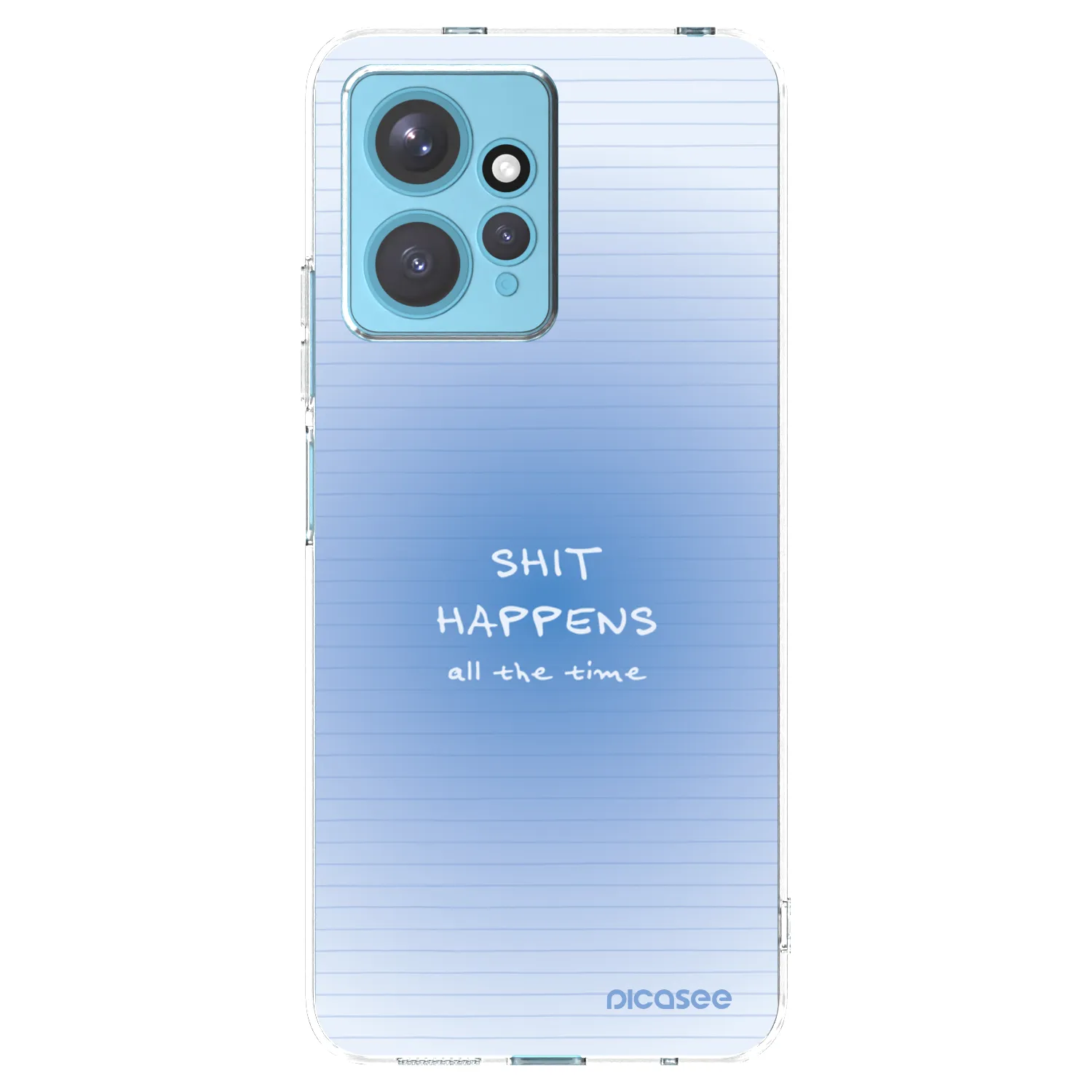 Picasee Xiaomi Redmi Note 12 4G Hülle - Transparentes Silikon - Oops Memo