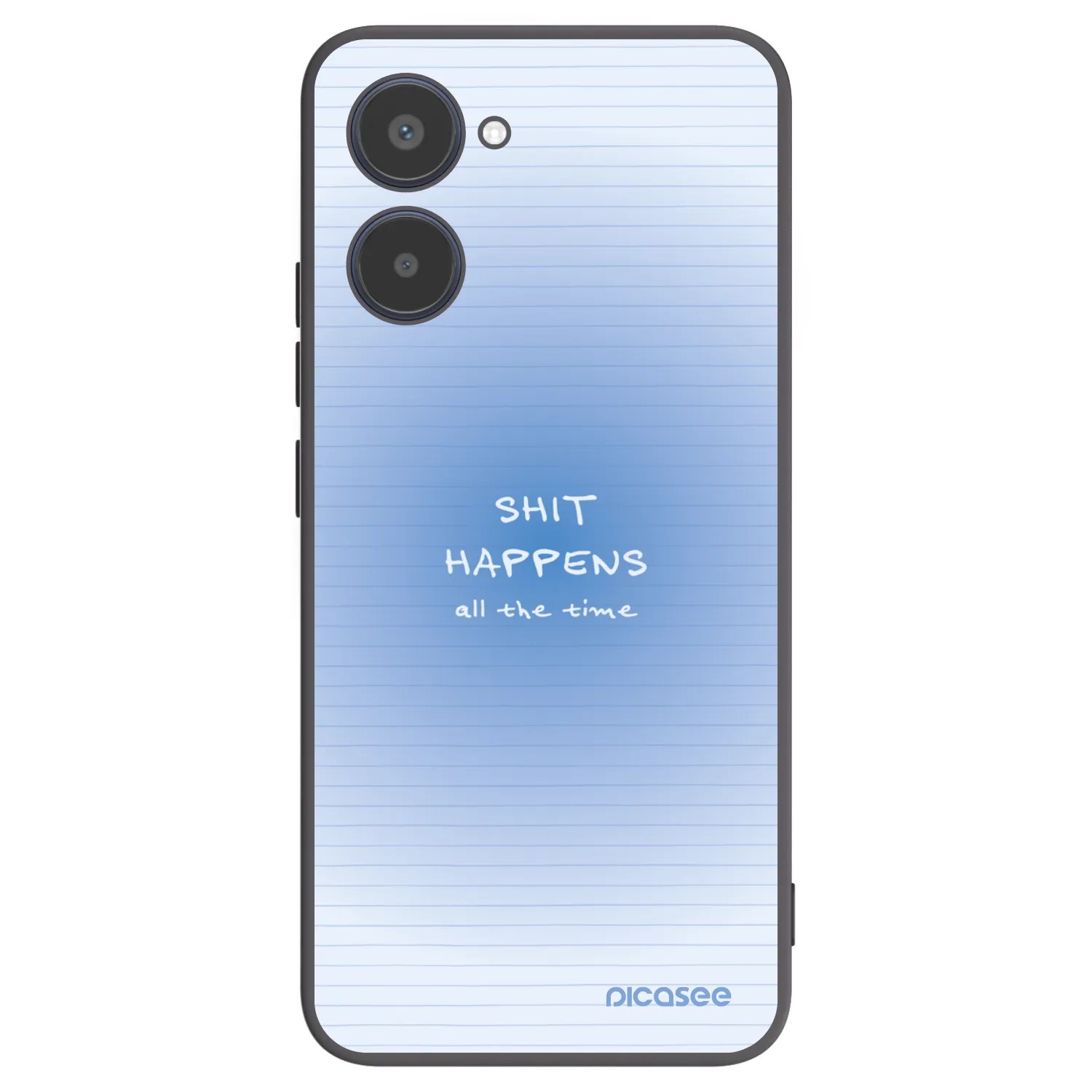 Picasee Realme 10 4G Hülle - Schwarzes Silikon - Oops Memo