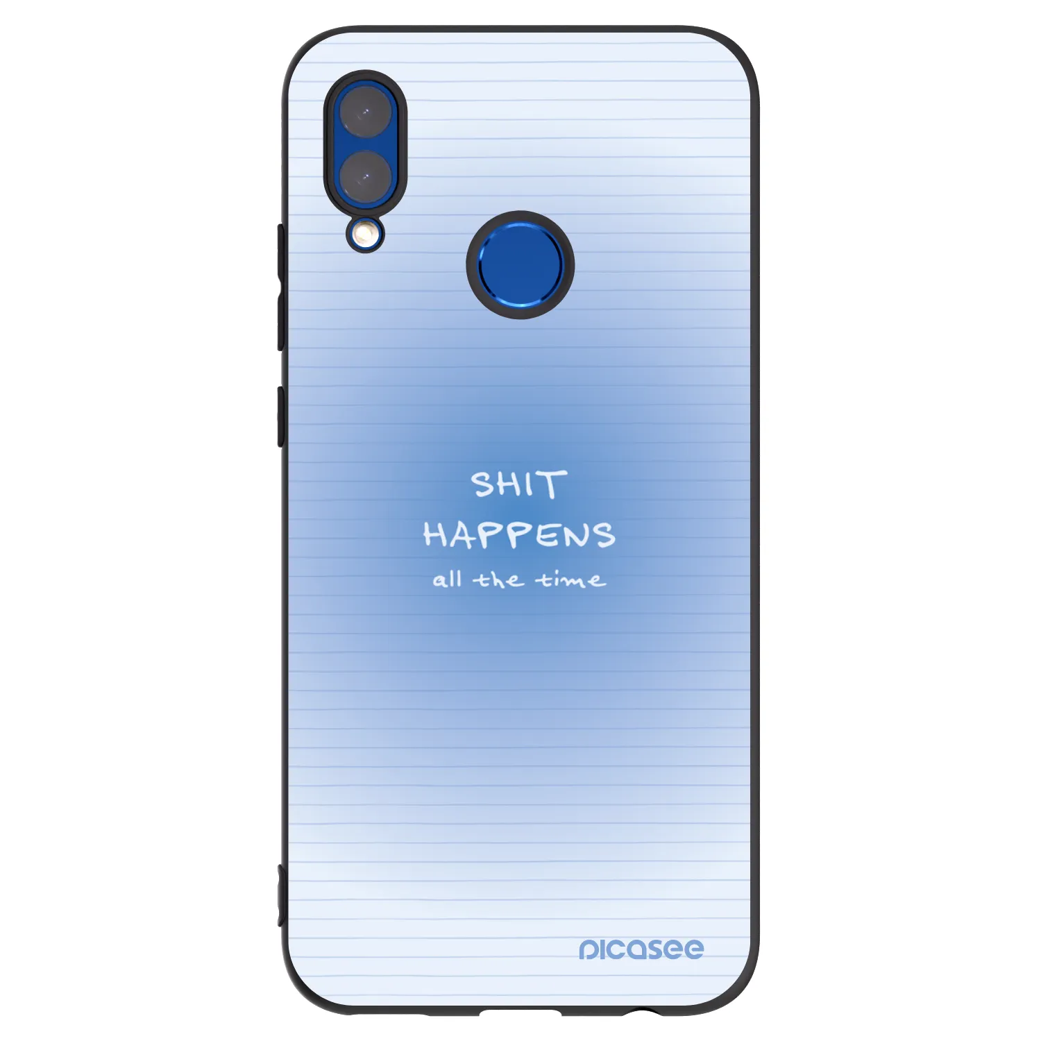 Picasee Huawei P Smart 2019 Hülle - Schwarzes Silikon - Oops Memo