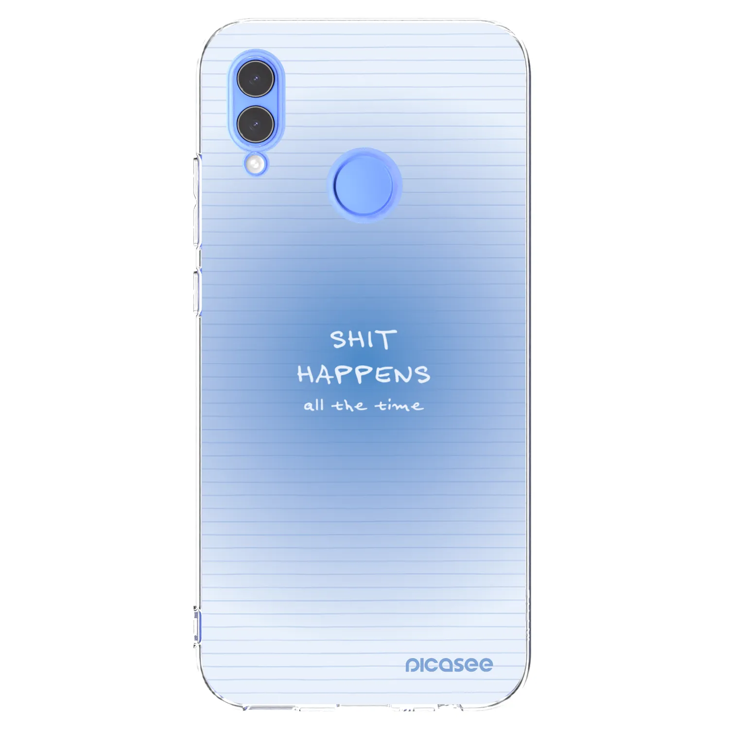 Picasee Huawei P Smart 2019 Hülle - Transparentes Silikon - Oops Memo