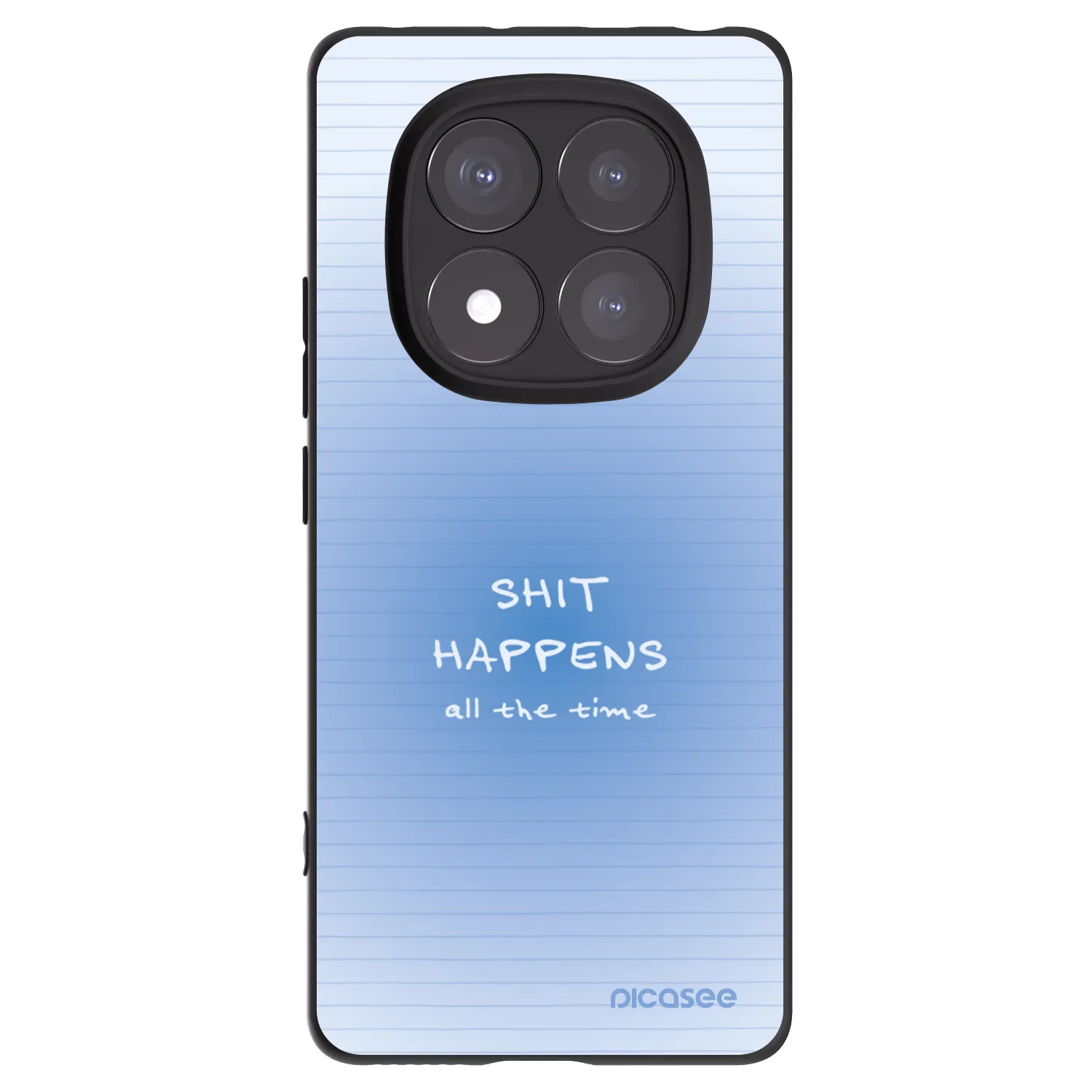 Picasee Xiaomi Redmi Note 14 Pro 5G Hülle - Schwarzes Silikon - Oops Memo