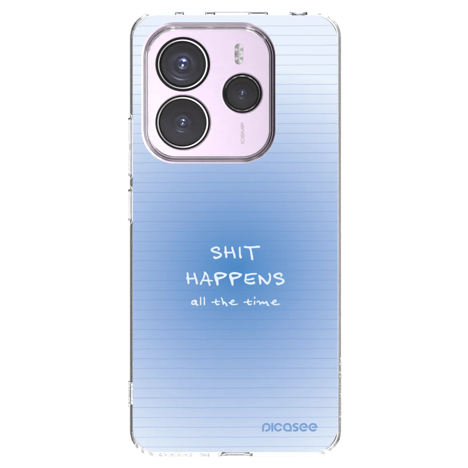 Picasee Xiaomi Redmi Note 14 5G Hülle - Transparentes Silikon - Oops Memo