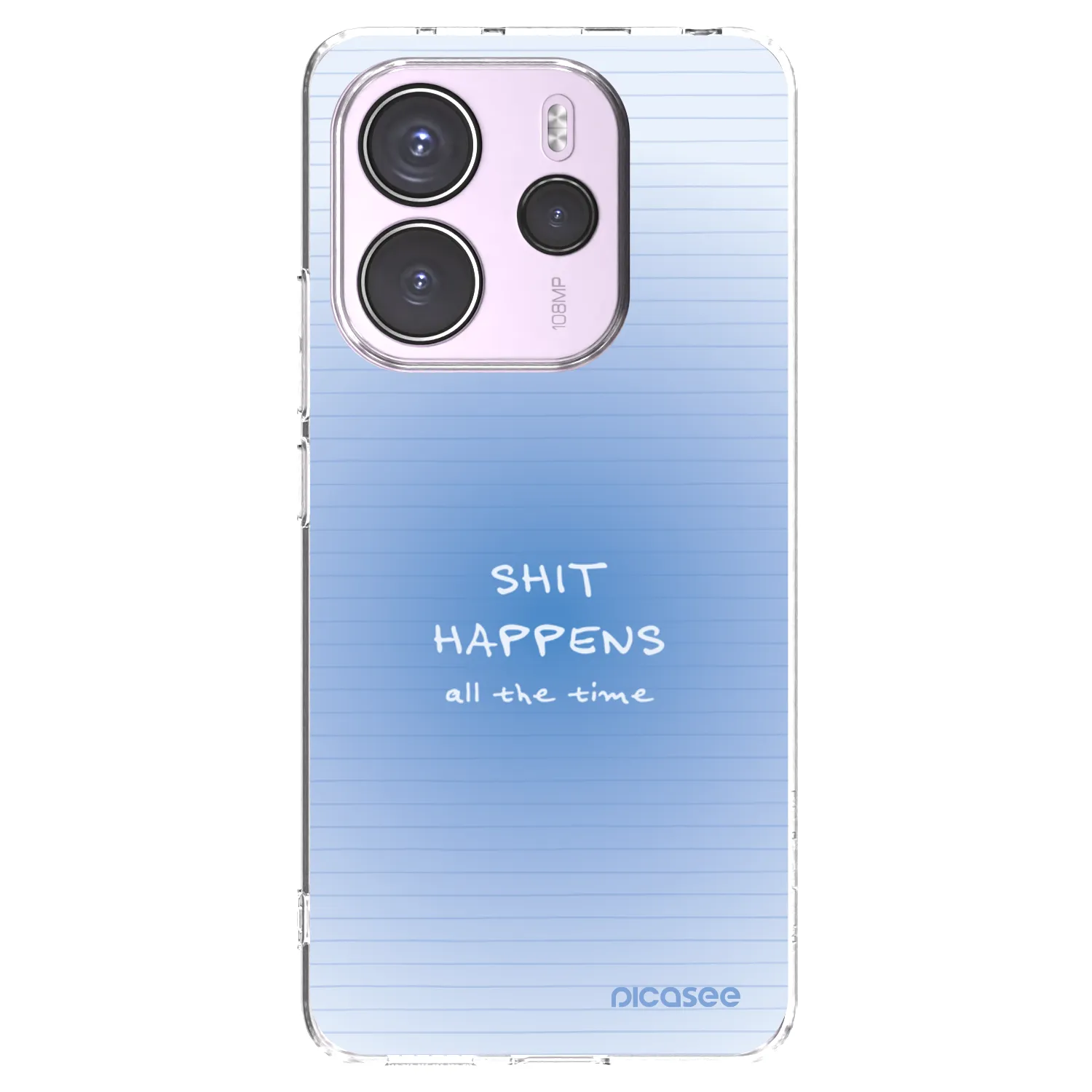 Picasee Xiaomi Redmi Note 14 4G Hülle - Transparentes Silikon - Oops Memo