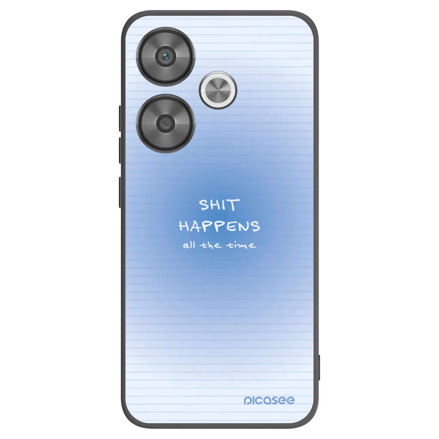 Picasee Xiaomi Poco F6 Hülle - Schwarzes Silikon - Oops Memo