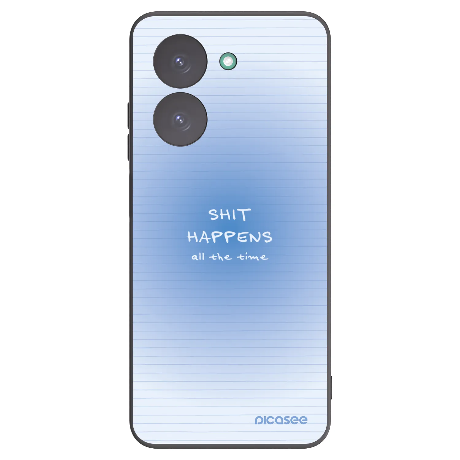 Picasee Xiaomi Redmi A5 Hülle - Schwarzes Silikon - Oops Memo