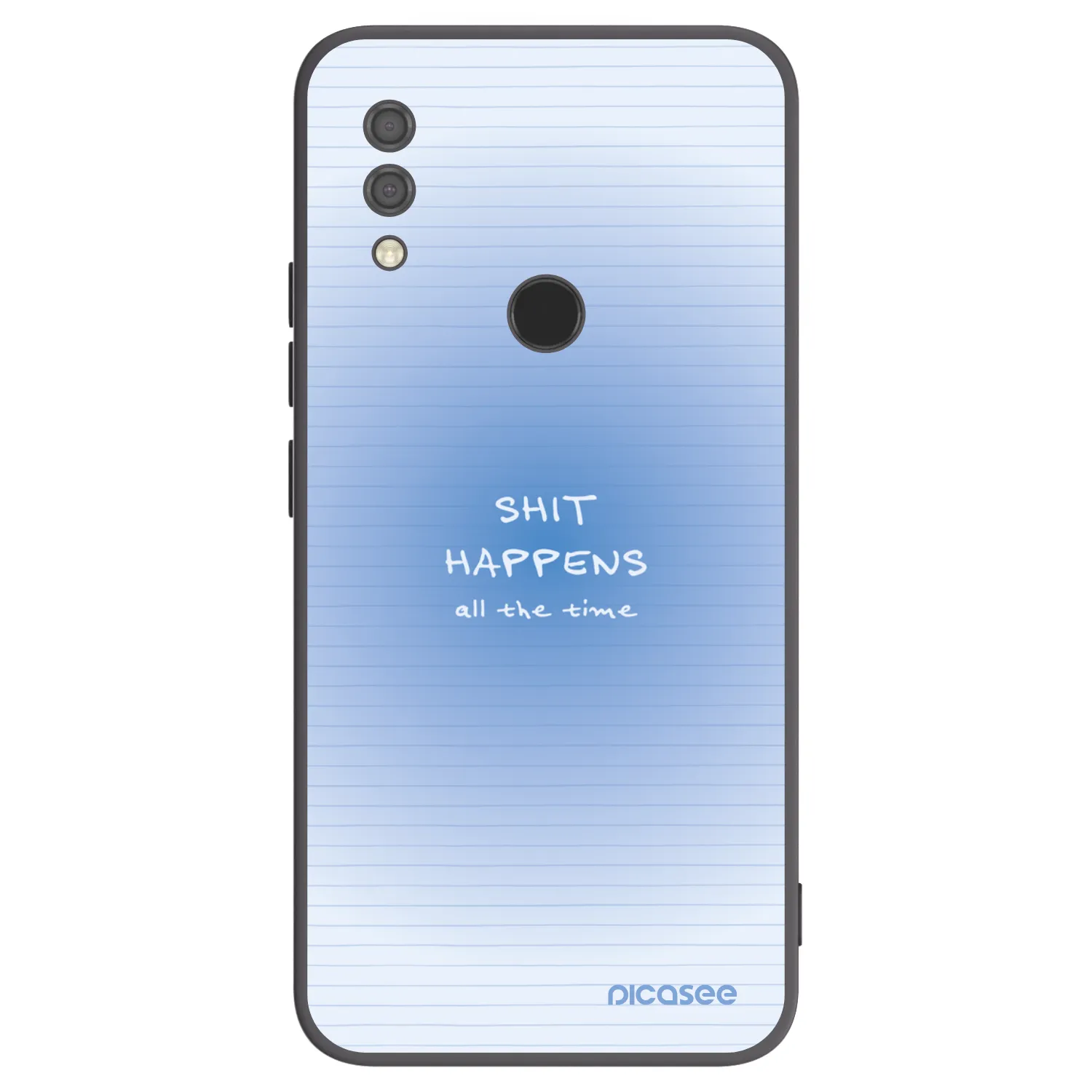 Picasee Xiaomi Redmi 7 Hülle - Schwarzes Silikon - Oops Memo