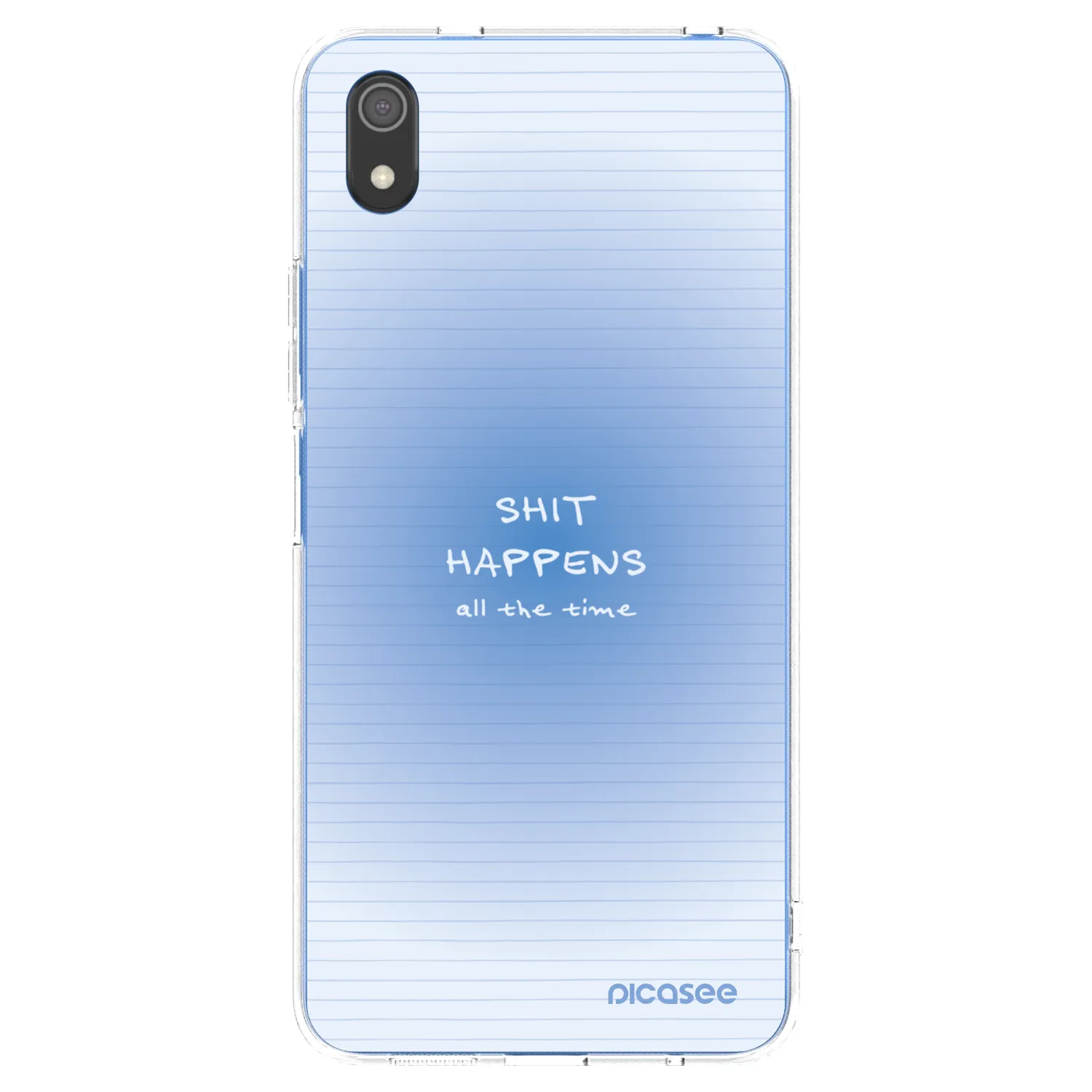 Picasee Xiaomi Redmi 7A Hülle - Transparentes Silikon - Oops Memo